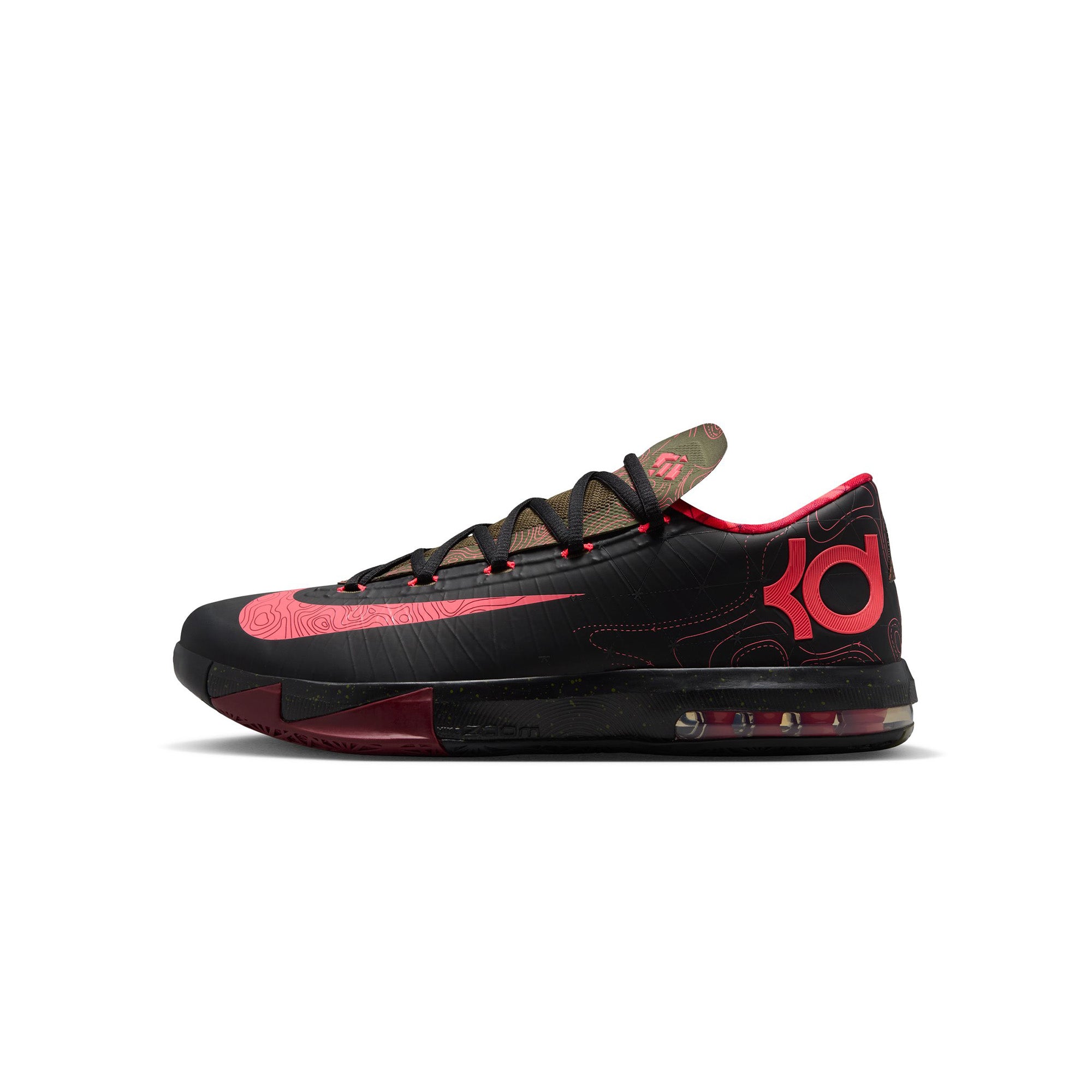 Nike KD VI 'Black/Atomic Red' - ROOTED