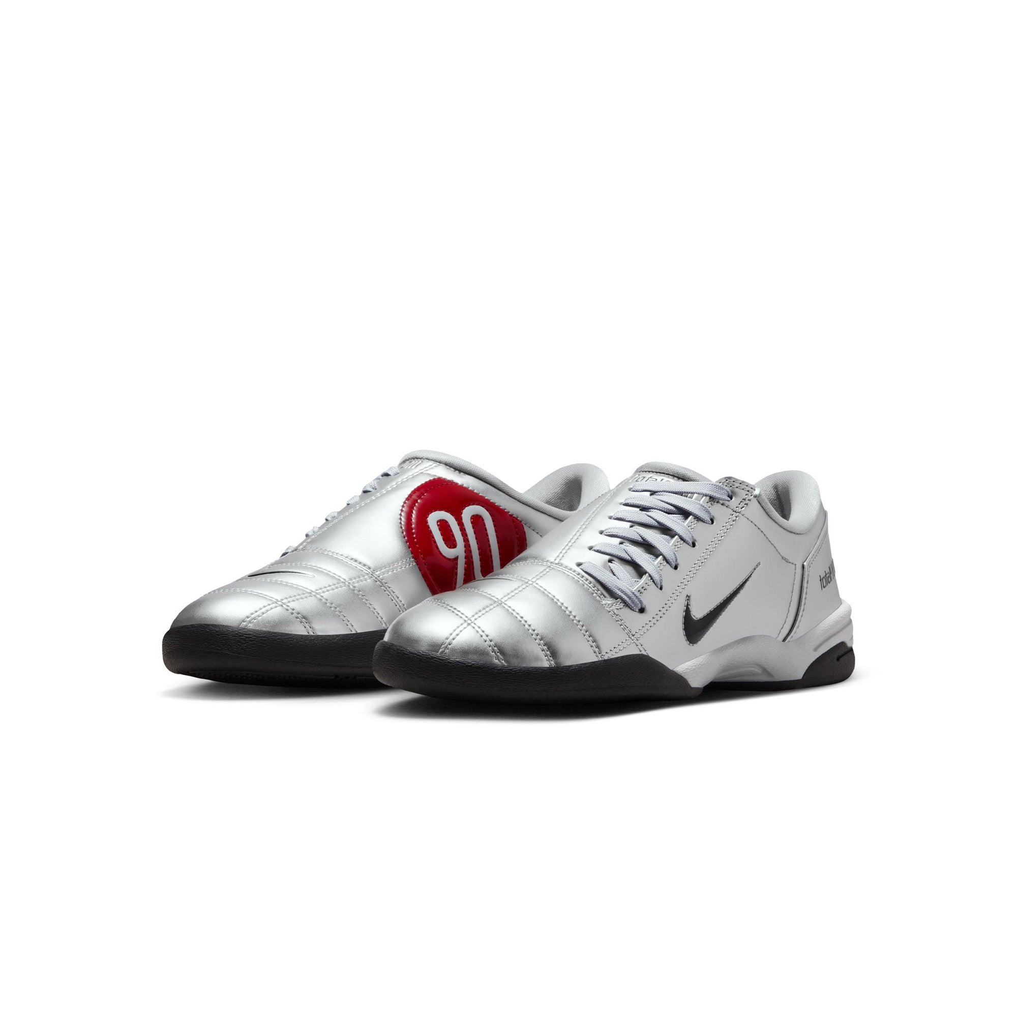 Womens Nike T90 'Metallic Silver/Black'
