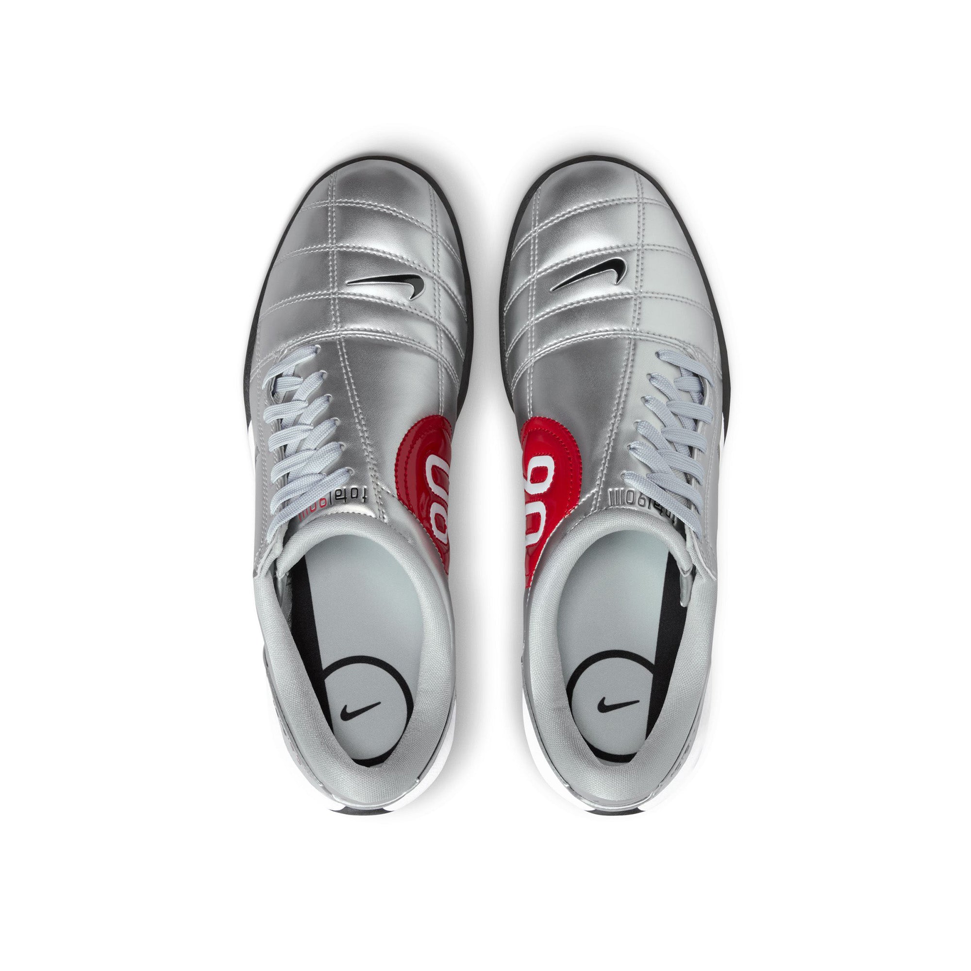 Womens Nike T90 'Metallic Silver/Black'