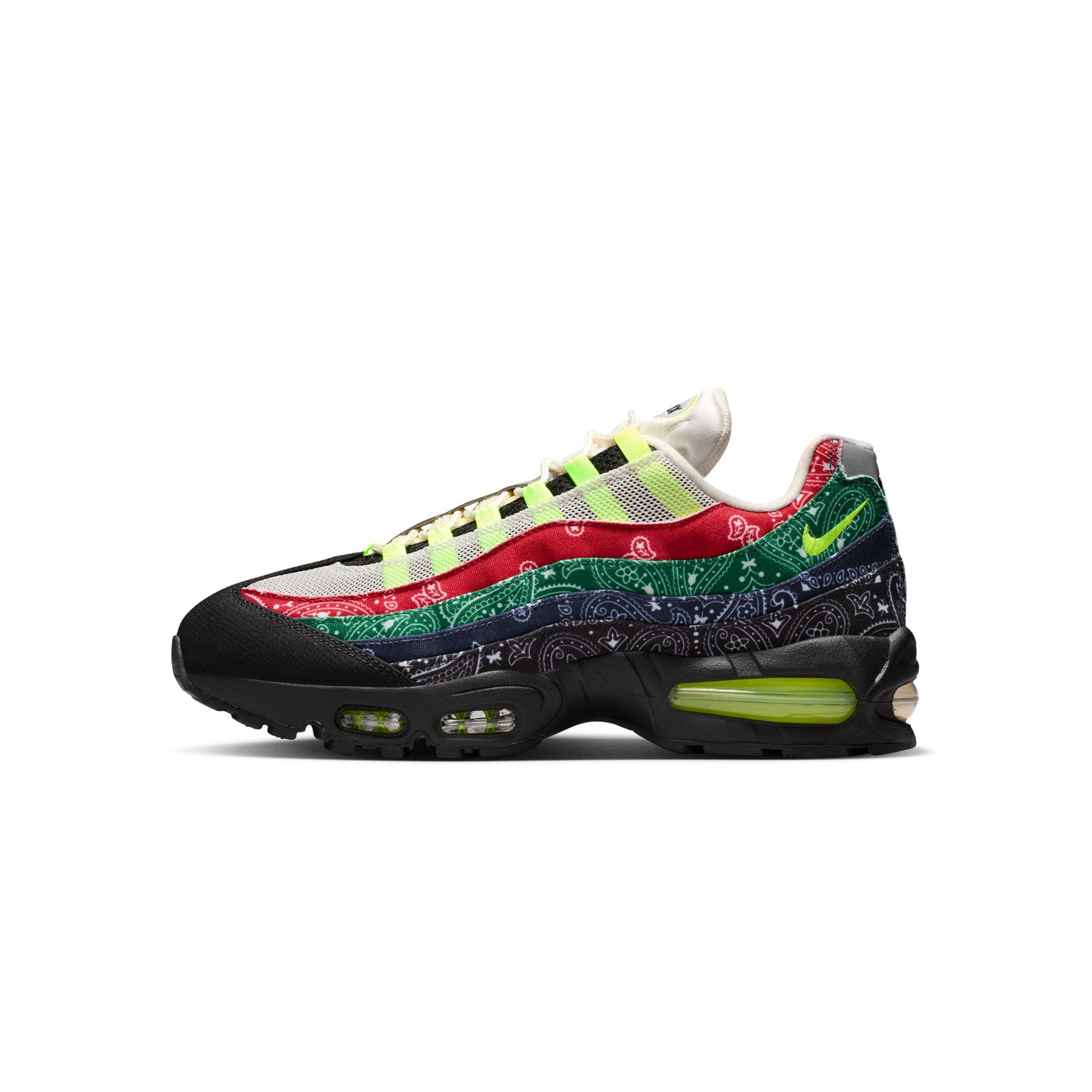 Nike Air Max 95 Big Bubble 'Sail/Volt/University Red' - ROOTED