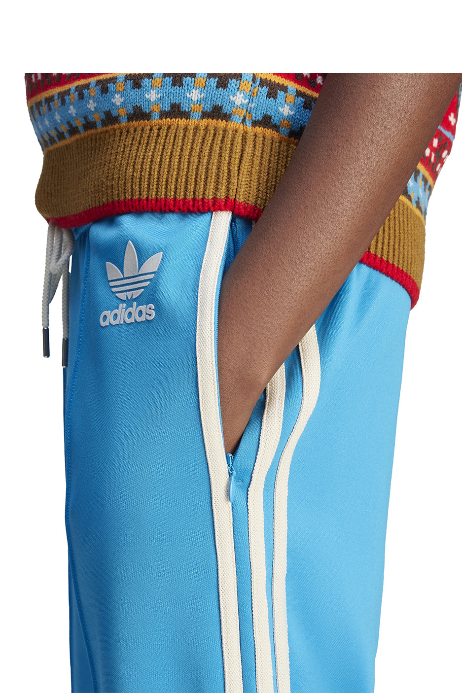 Womens adidas x Wales Bonner Track Pants 'Shock Cyan' - ROOTED