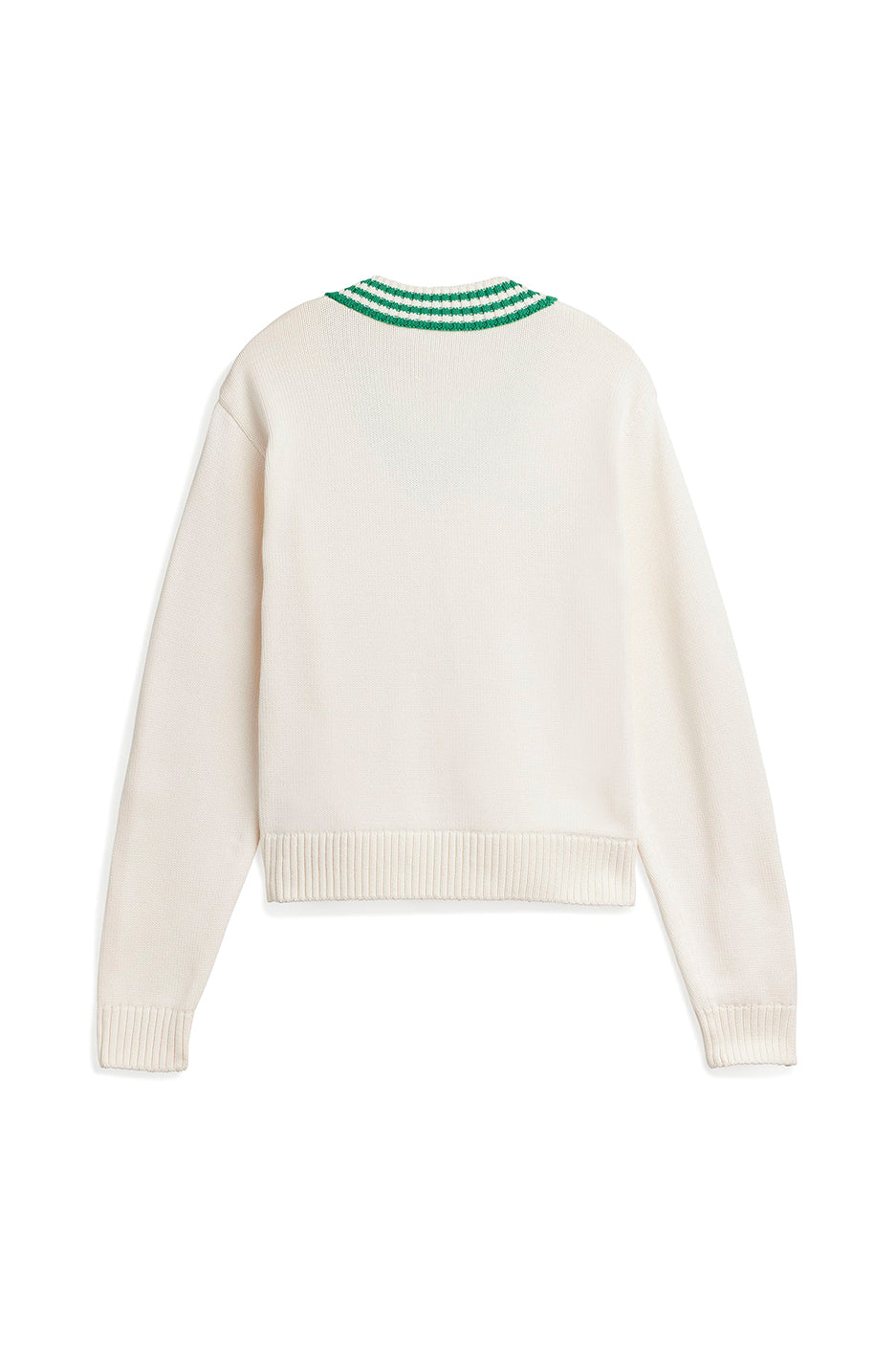 Womens adidas x Sporty & Rich Sweater 'Off White' - ROOTED