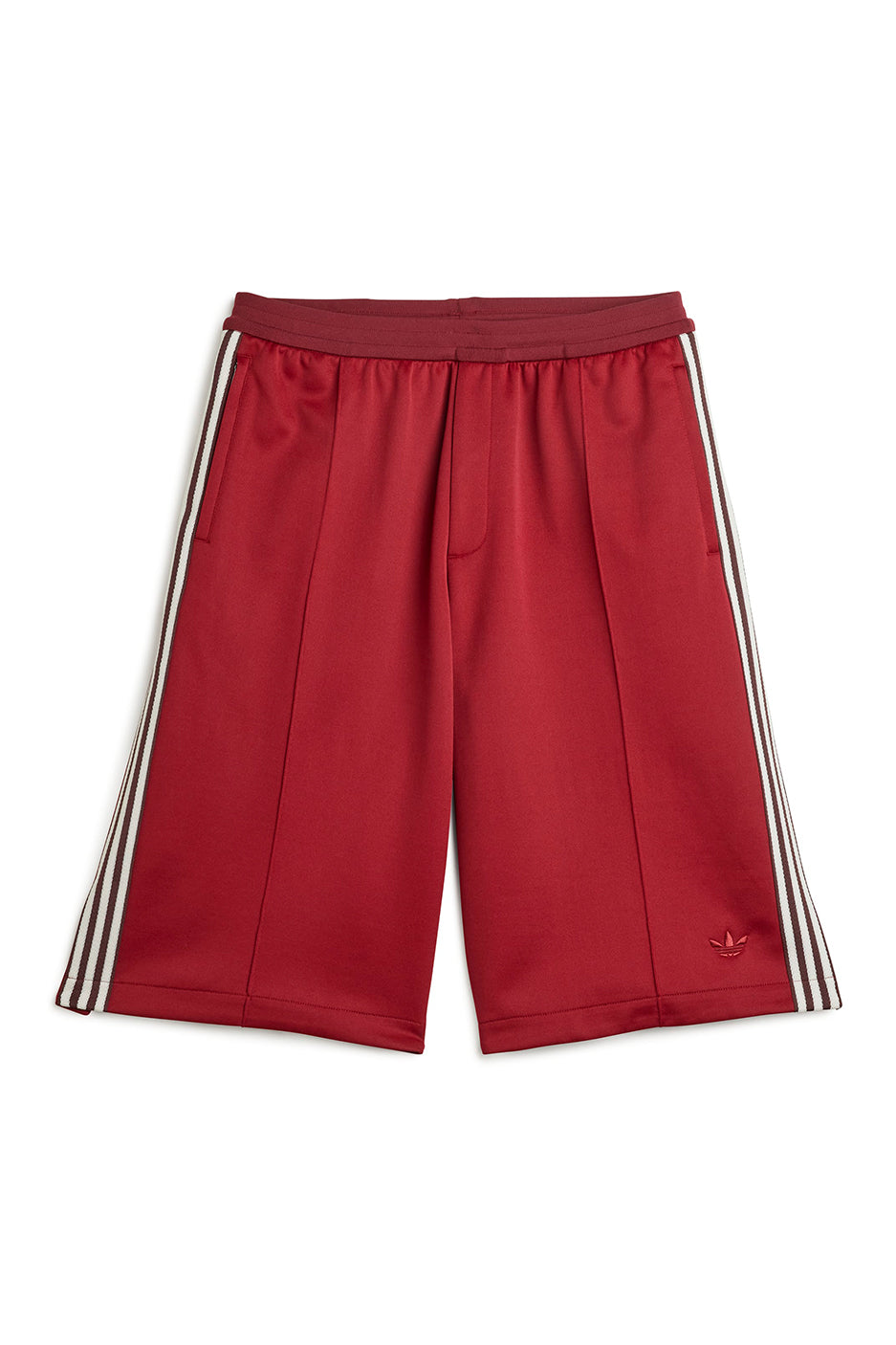 adidas x Wales Bonner Track Shorts 'Burgundy' - ROOTED