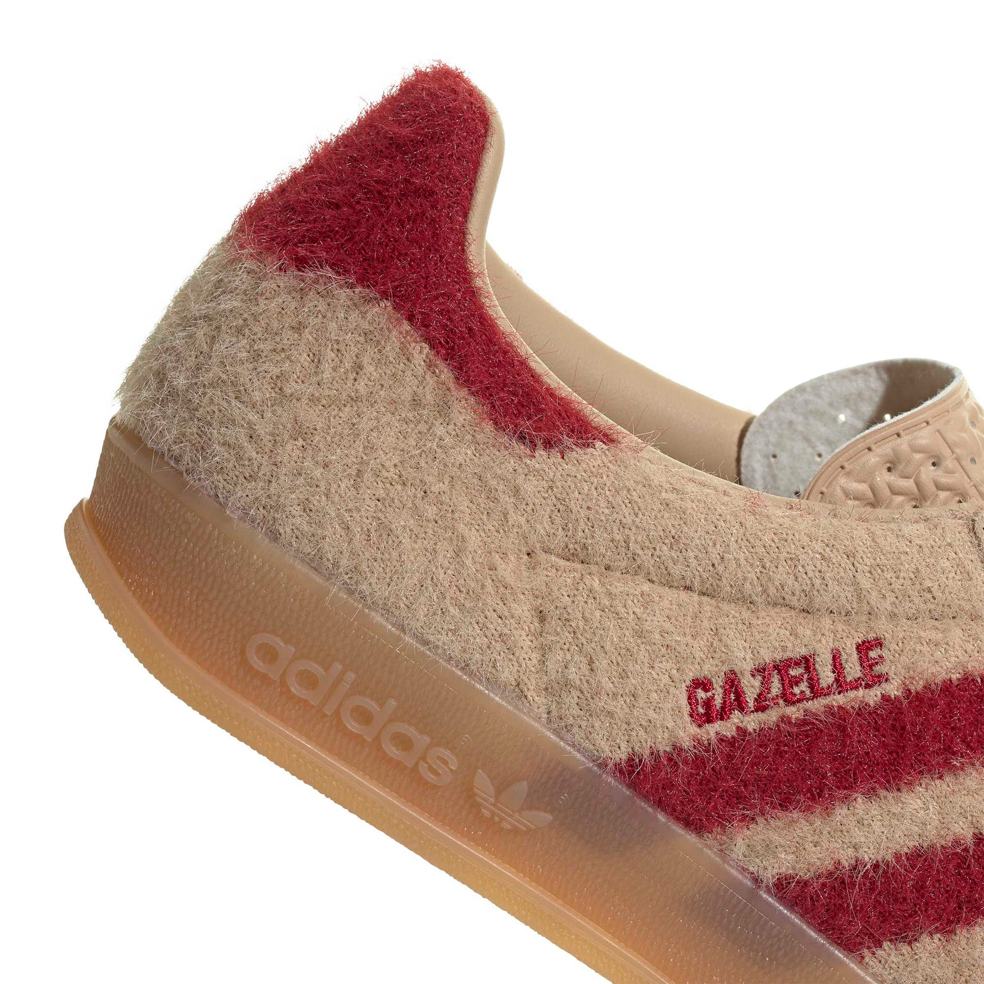Womens adidas Gazelle Indoor 'Magic Beige/Team Victory Red' - ROOTED