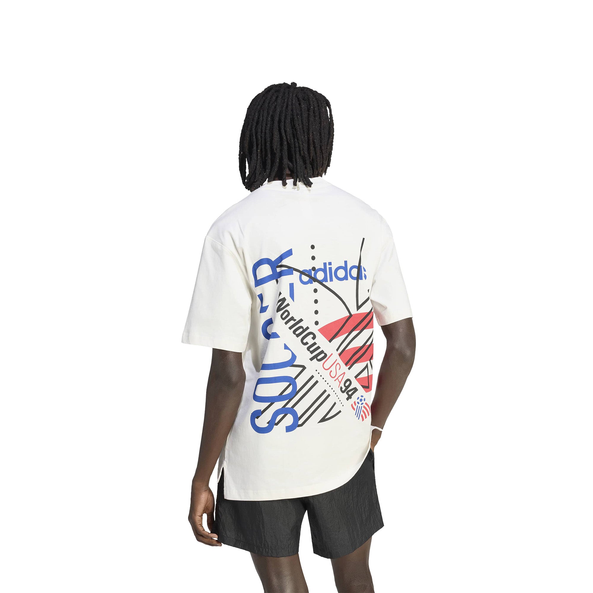 adidas USA Tee 'Cloud White' - ROOTED