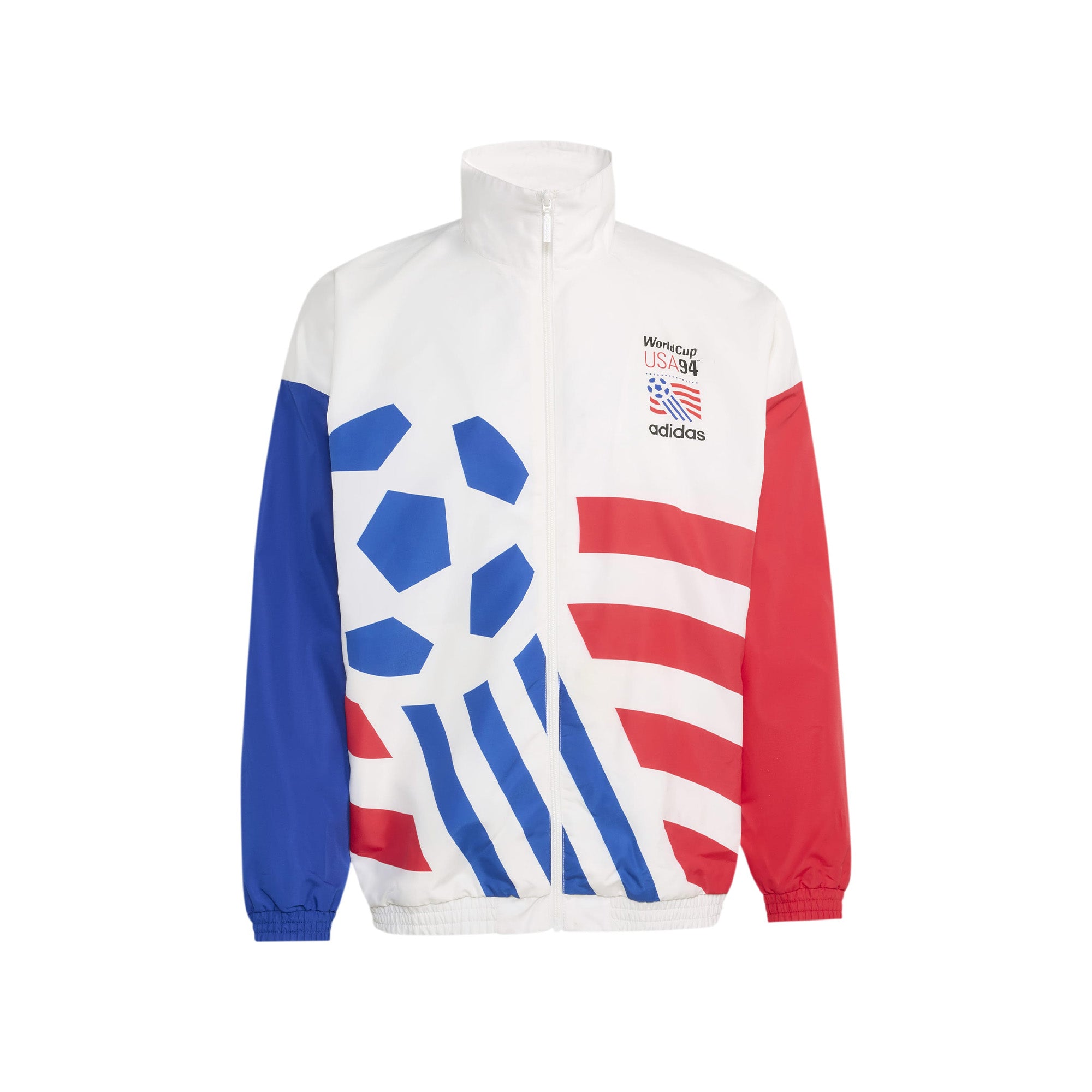 adidas USA Woven Track Jacket 'Cloud White' - ROOTED
