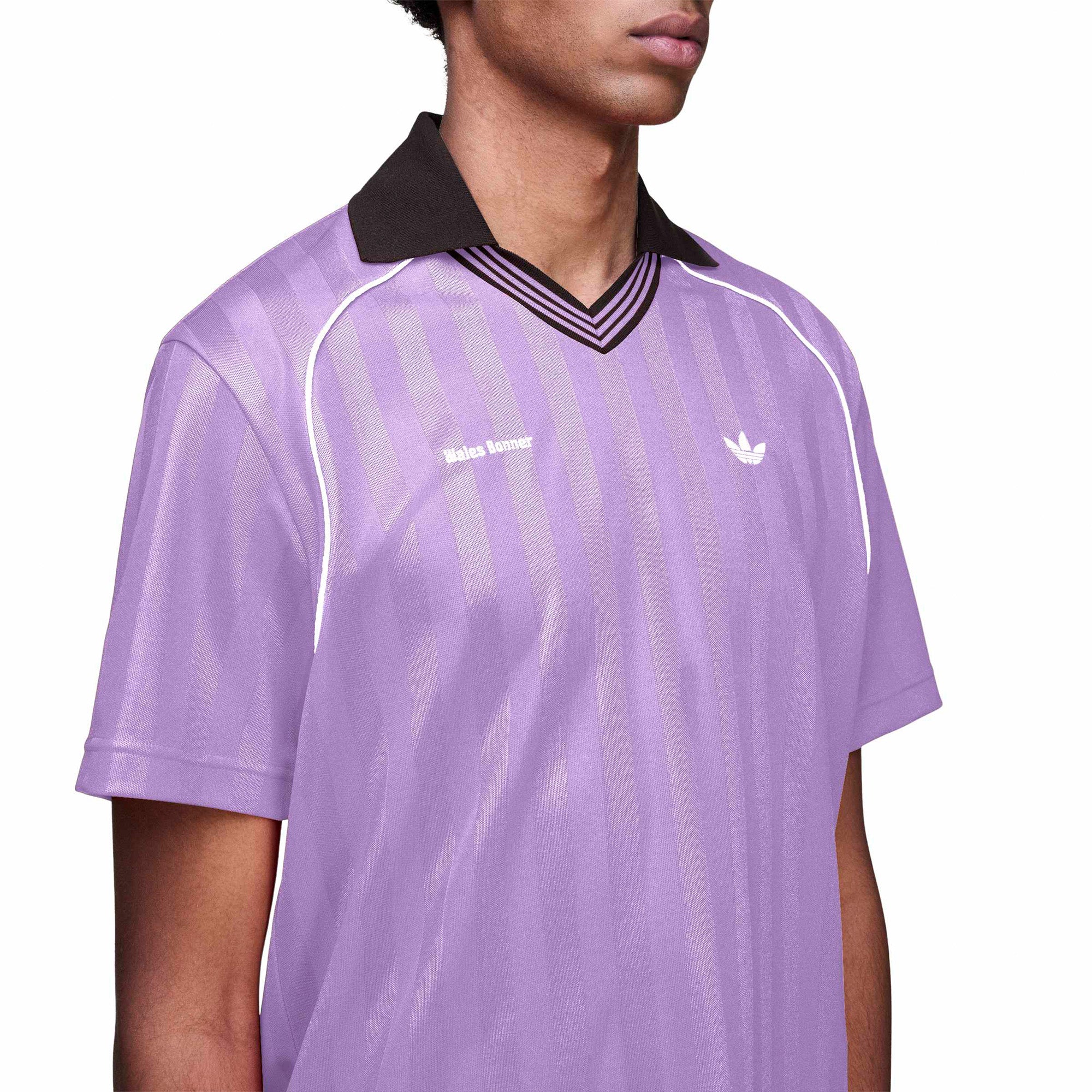 adidas x Wales Bonner Football Shirt 'Purple' - ROOTED