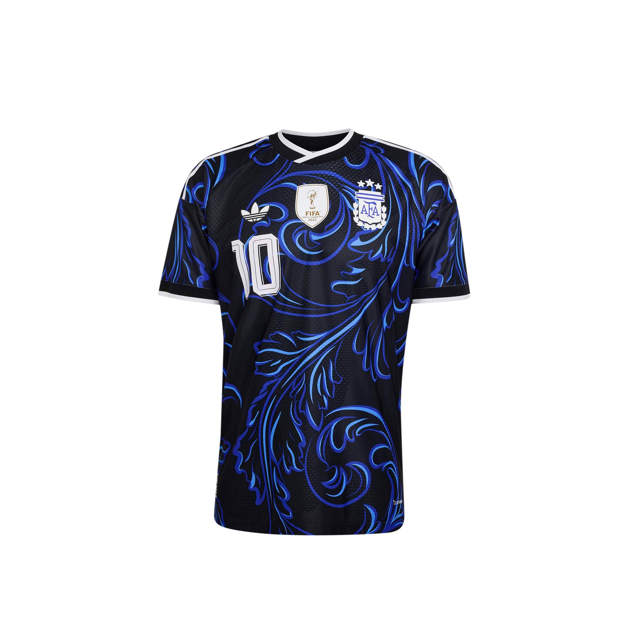 adidas AFA Away Jersey 'Black/Lucid Blue' - ROOTED