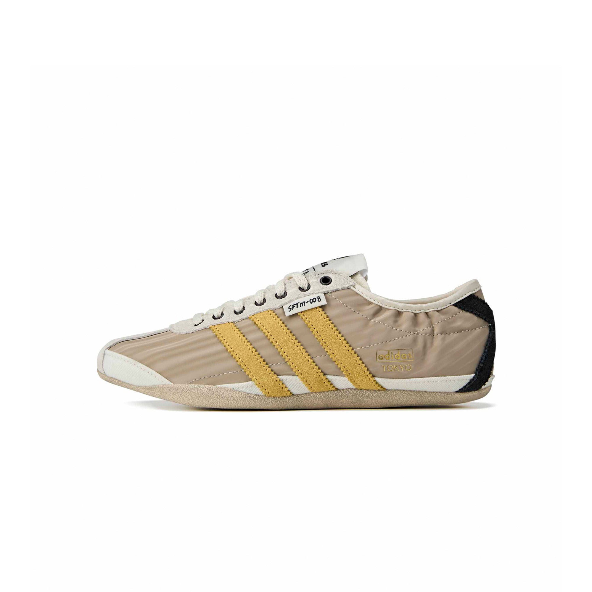 Womens adidas x SFTM Tokyo 'Off White/Preloved Yellow' - ROOTED