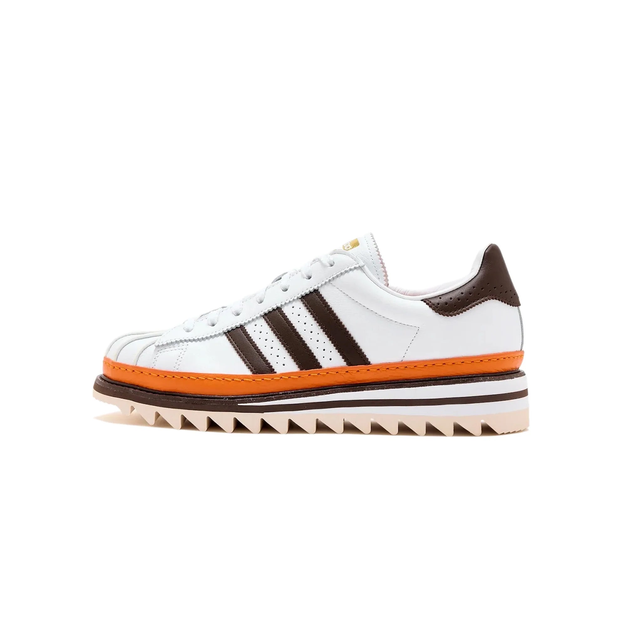 adidas x CLOT EX Orange Superstar 'White/Coffee' - ROOTED