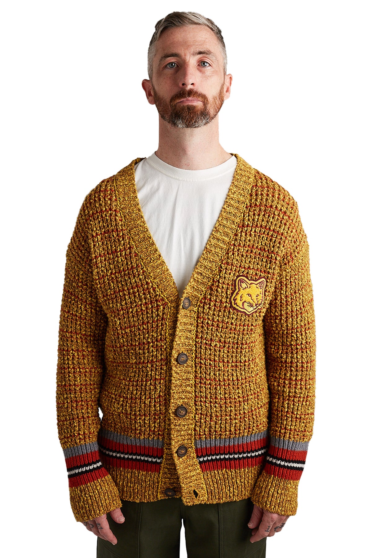 Maison Kitsune Fox Head Crafty Comfort Cardidan 