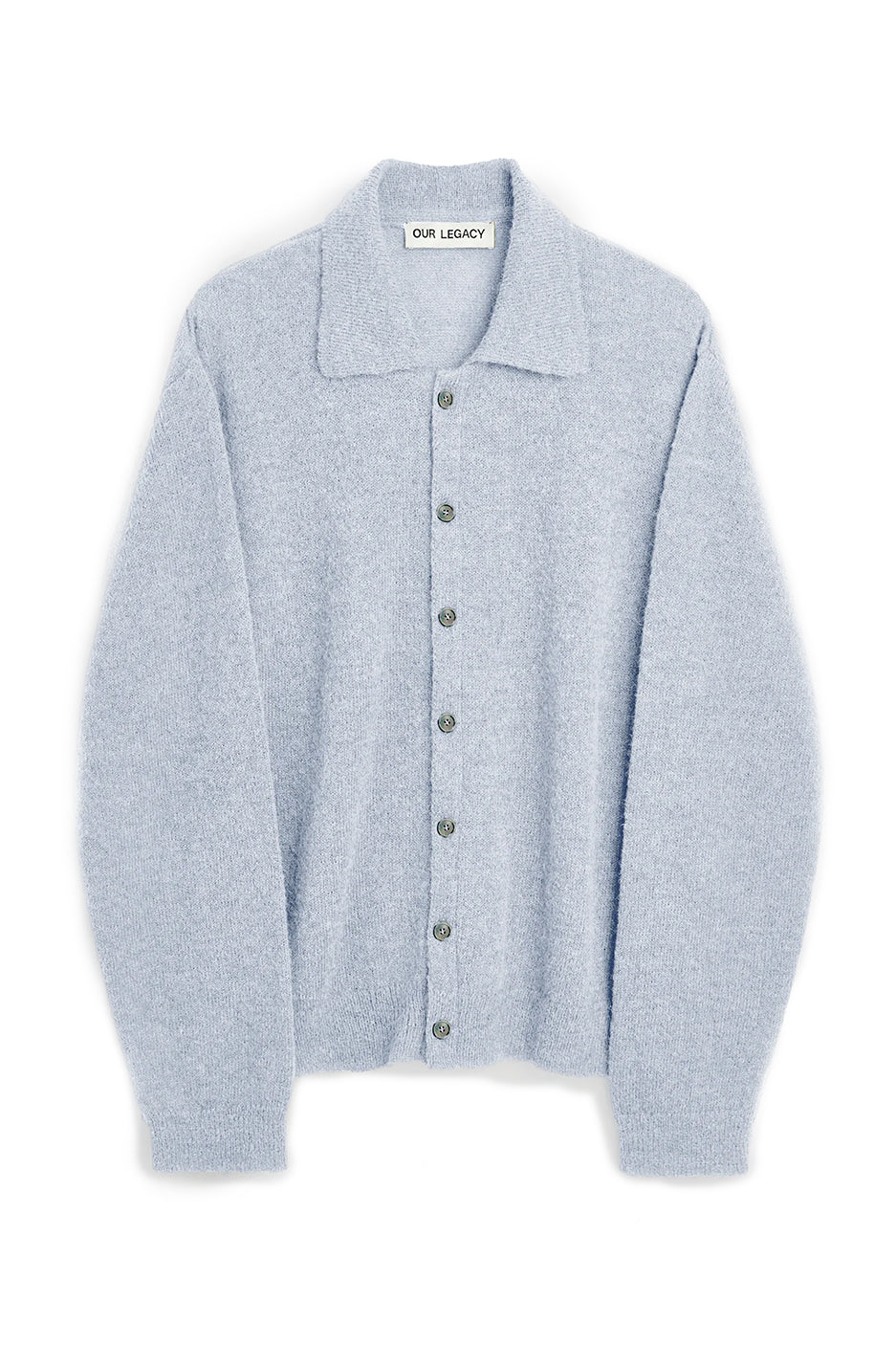 Our Legacy Evening Polo 'Livid Blue Fuzzy Alpaca'