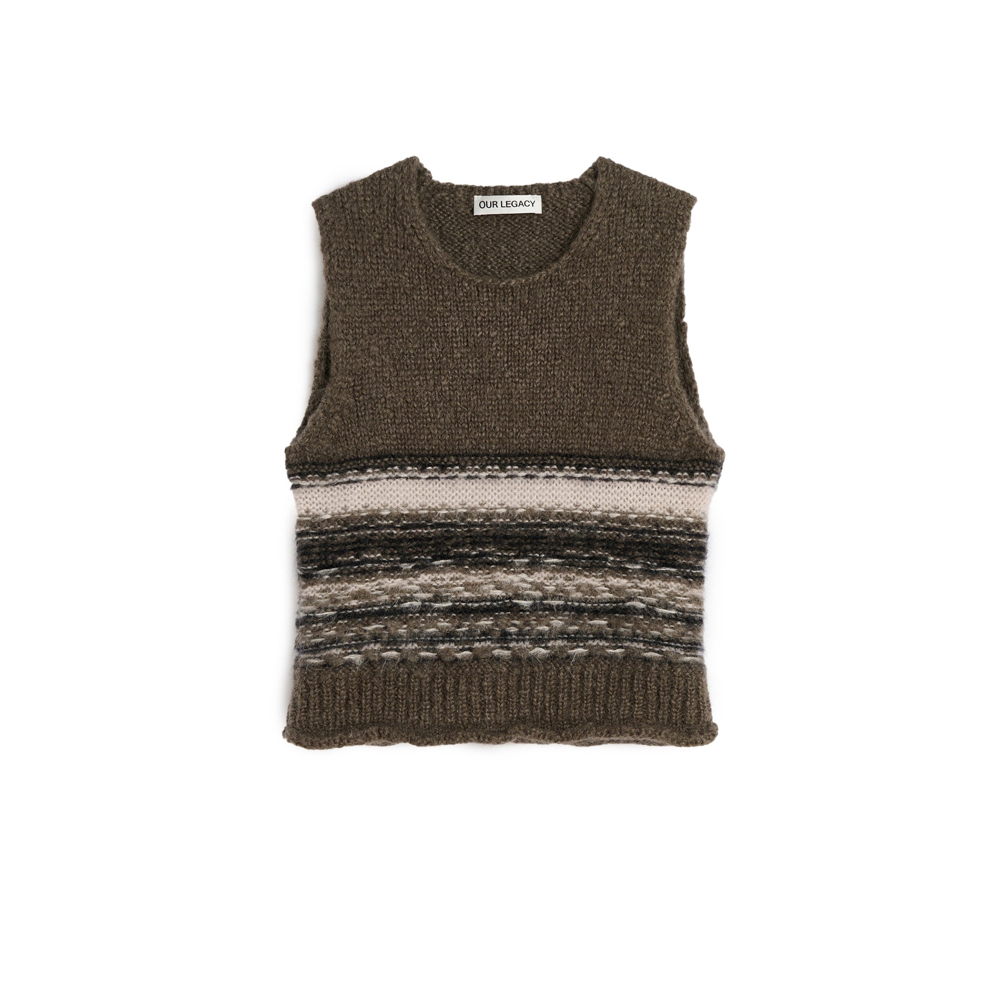 Our Legacy Pleaser Tank 'Blur Fair Isle' - ROOTED