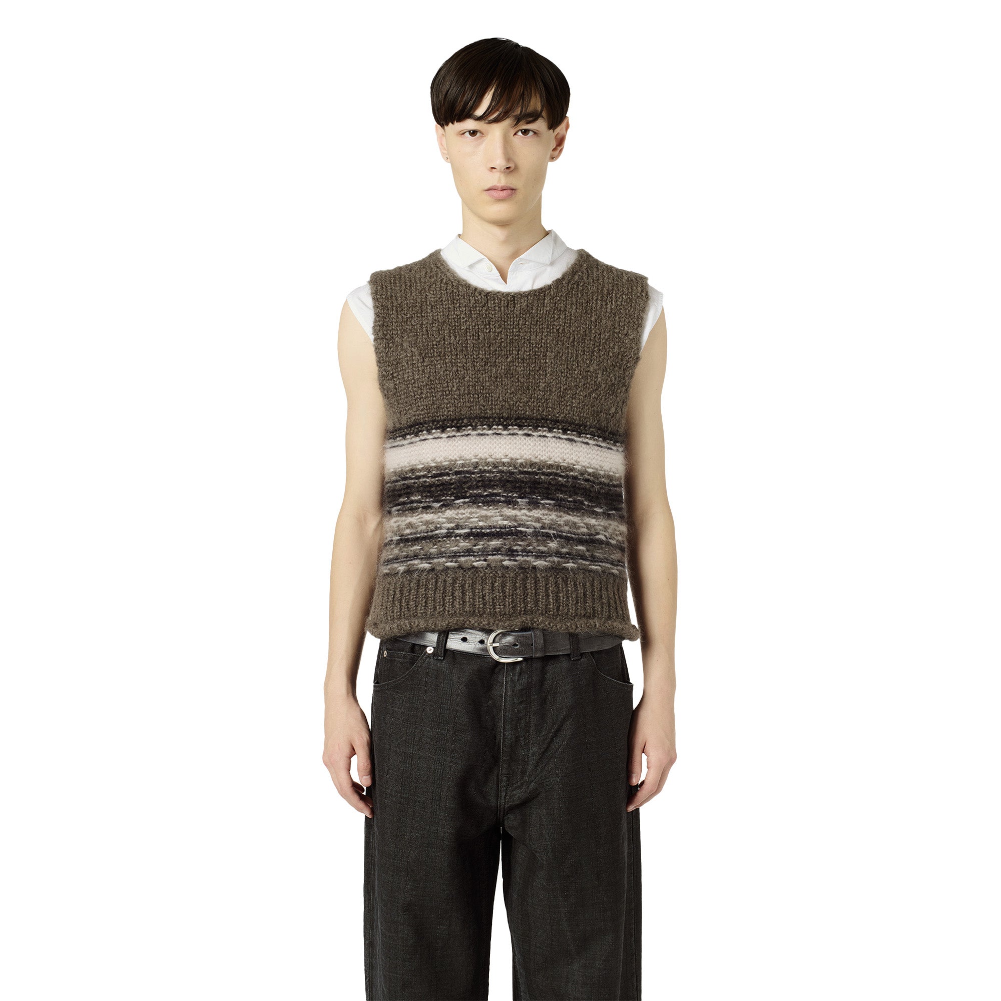 Our Legacy Pleaser Tank 'Blur Fair Isle' - ROOTED