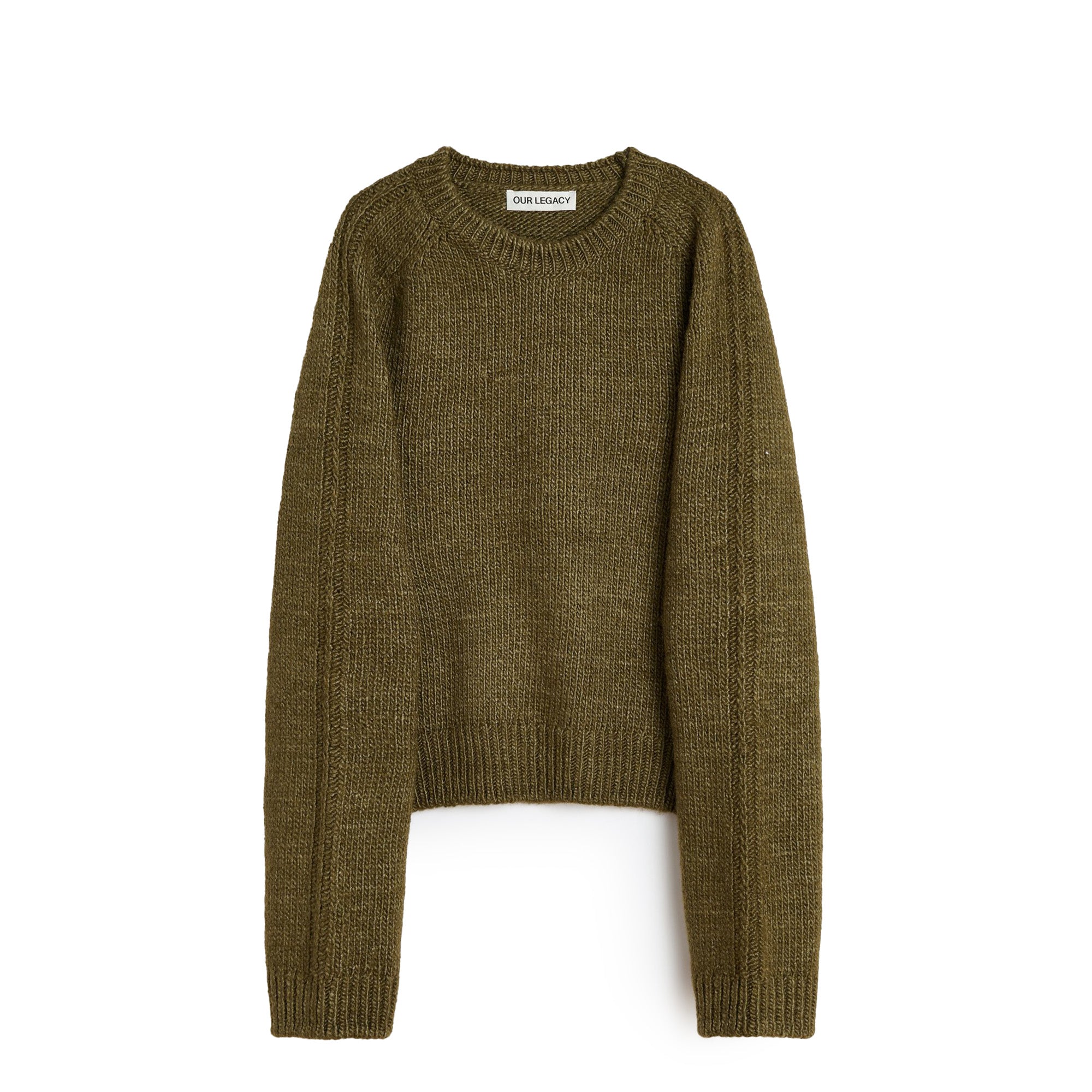 Our Legacy Rustic Roundneck Sweater 'Flush Green' - ROOTED