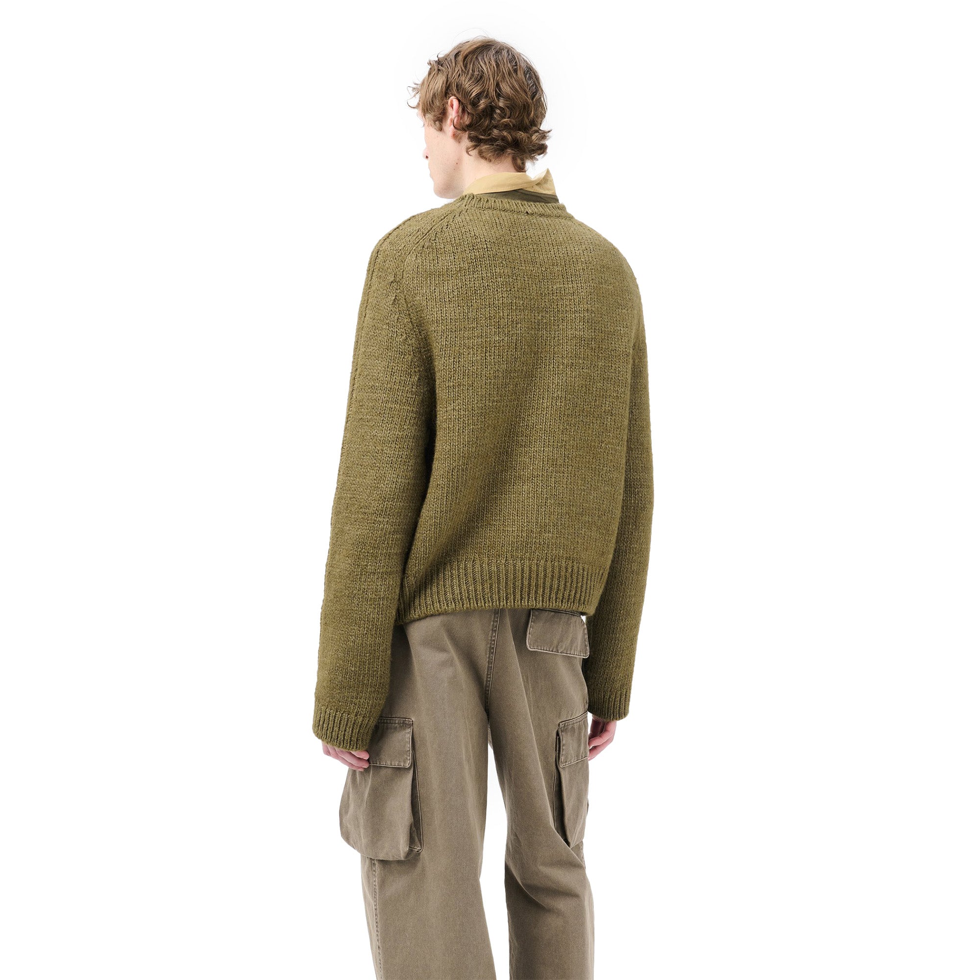 Our Legacy Rustic Roundneck Sweater 'Flush Green' - ROOTED