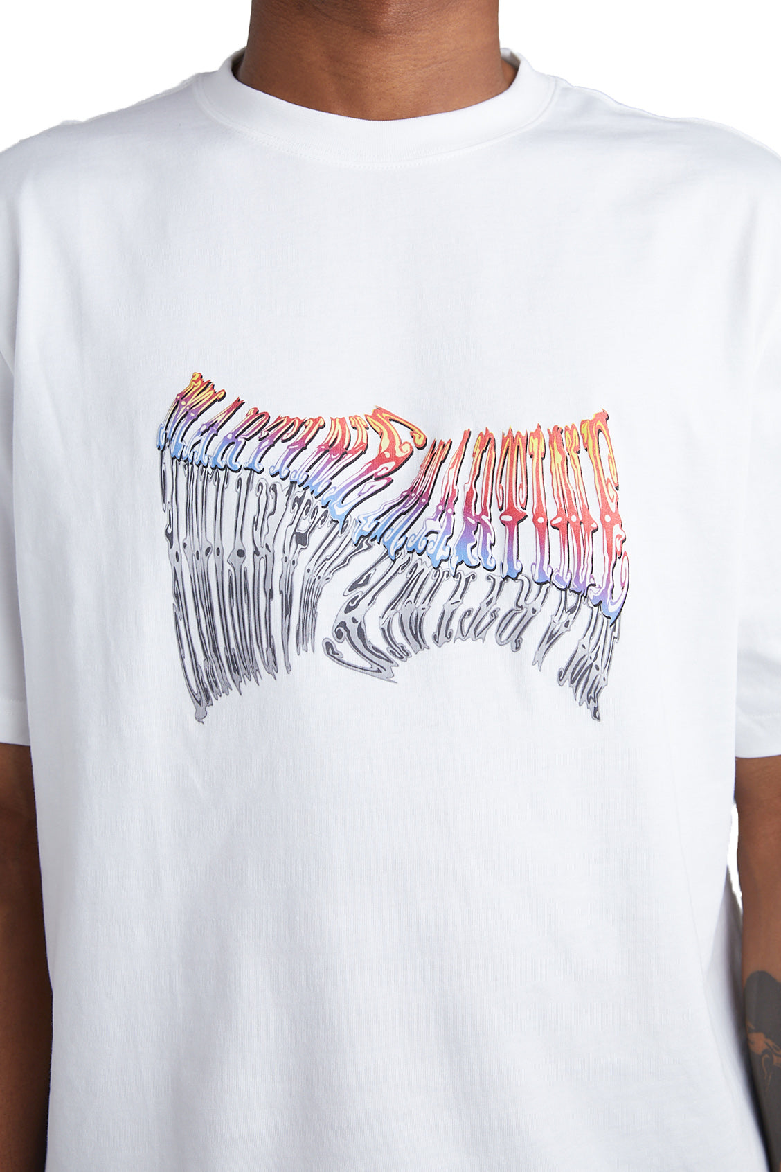 Martine Rose Classic Tee 'White/Creature' - ROOTED