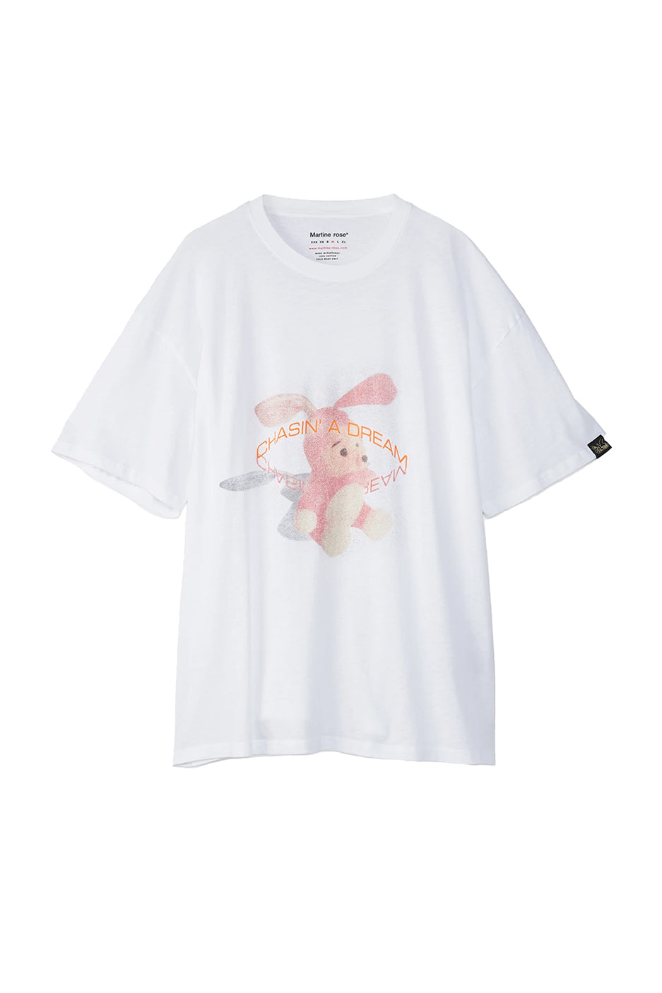 Martine Rose Oversized Noisy Bunny Tee 'White' - ROOTED