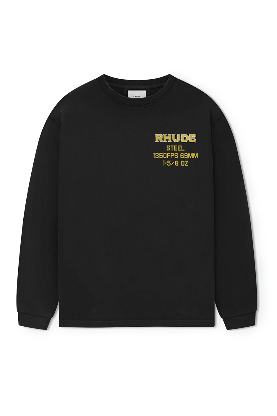 Rhude Steel LS Tee 'Black' - ROOTED