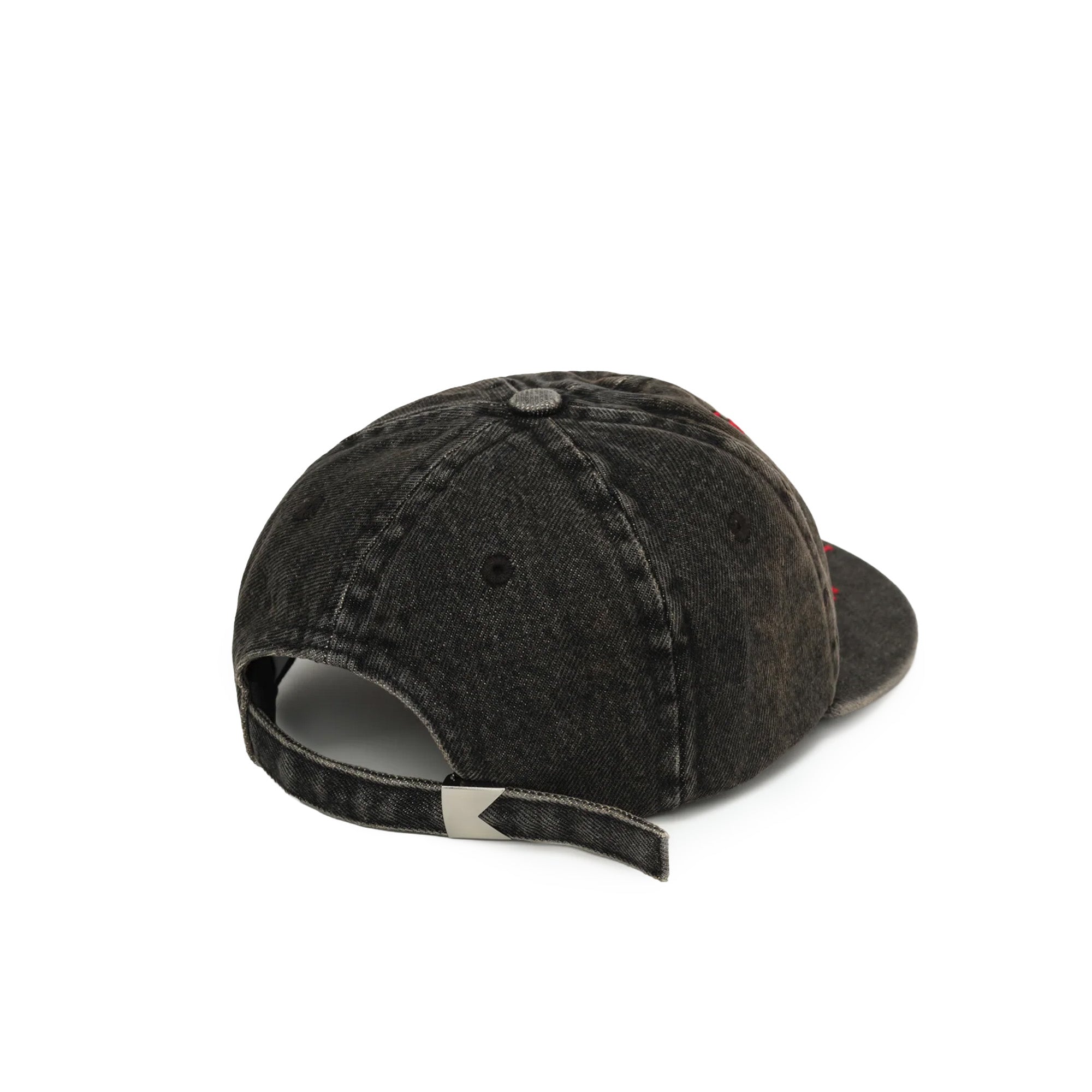 Rhude St. Rhude Seal Denim Hat 'Agoura Black/Red'