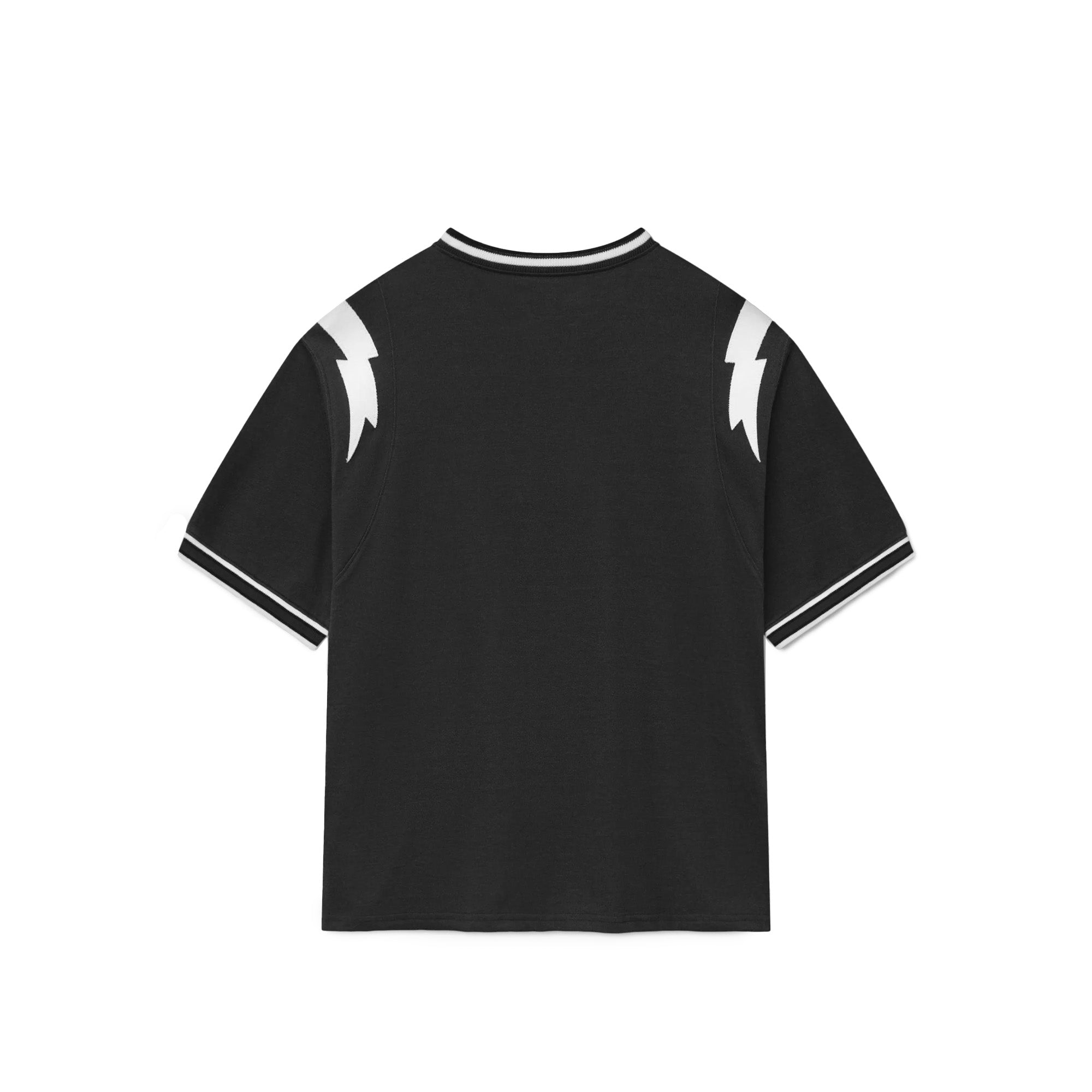 Rhude Lightning Ringer Tee 'Black/White'