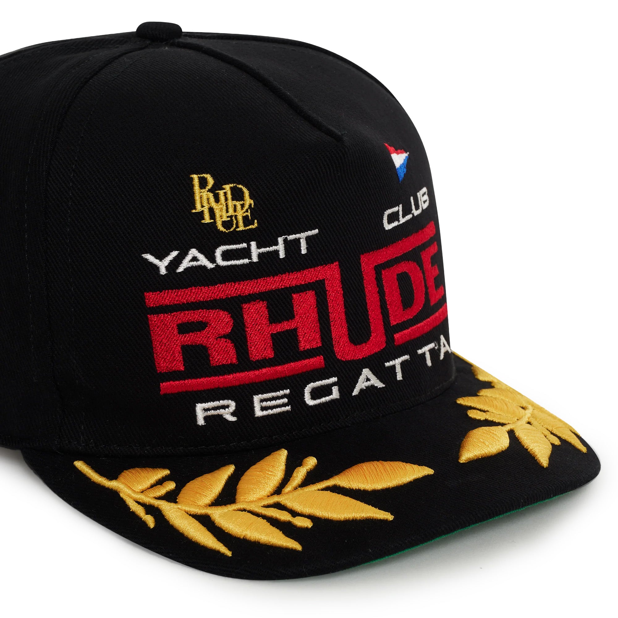 Rhude Regatta Club Hat 'Black/White' - ROOTED