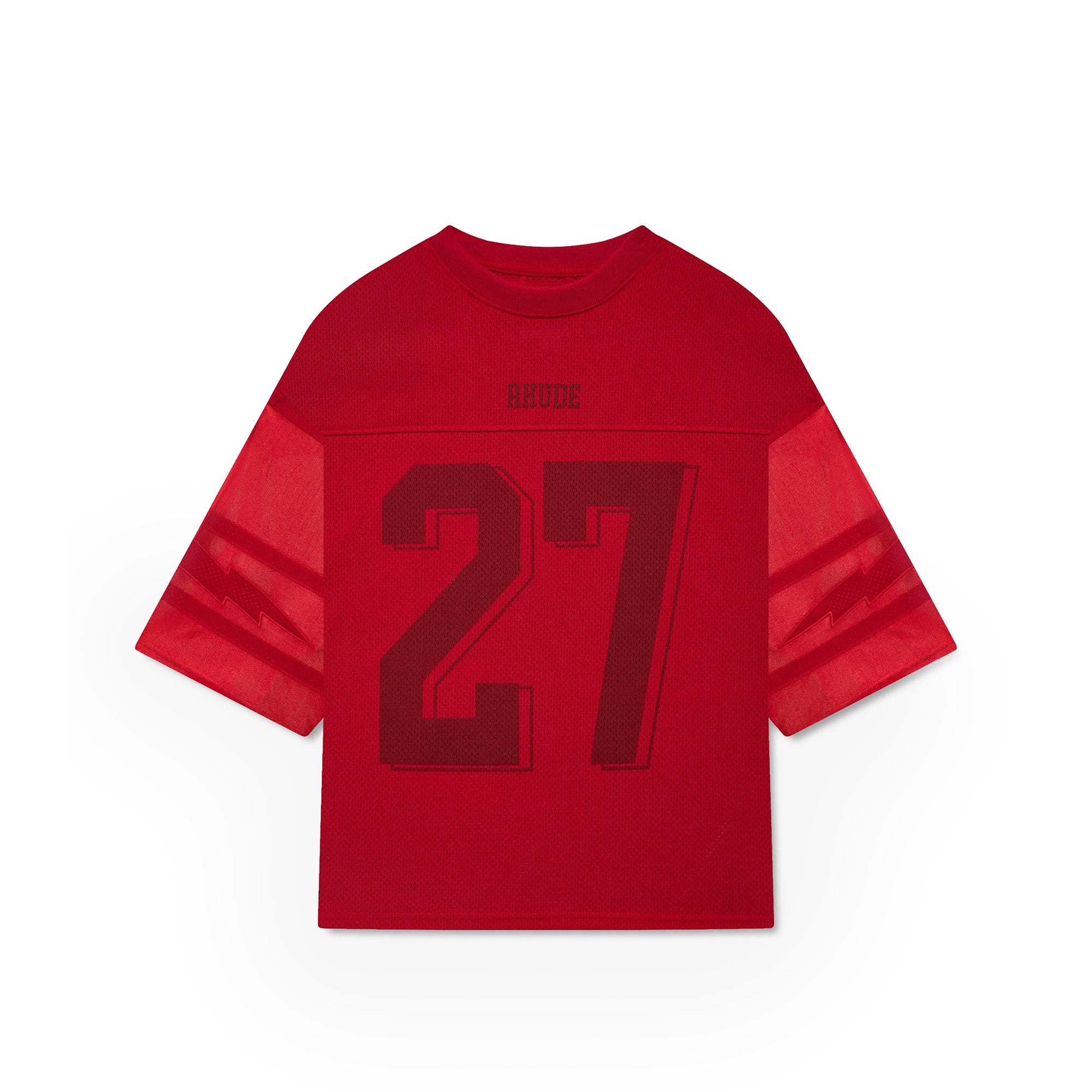 Rhude Lightning Football Jersey 'Red' - ROOTED