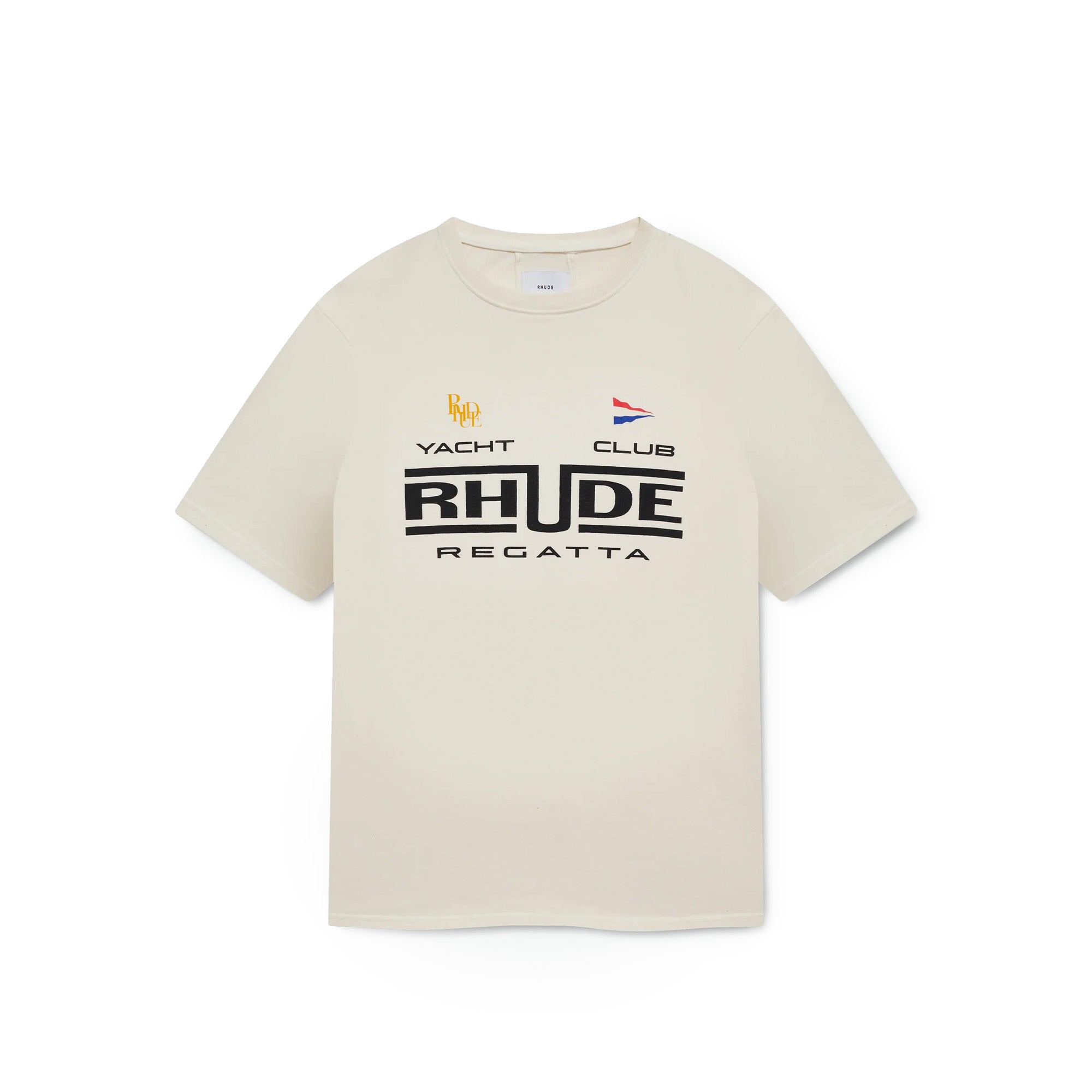 Rhude Regatta Club Tee 'Vintage White/Green' - ROOTED