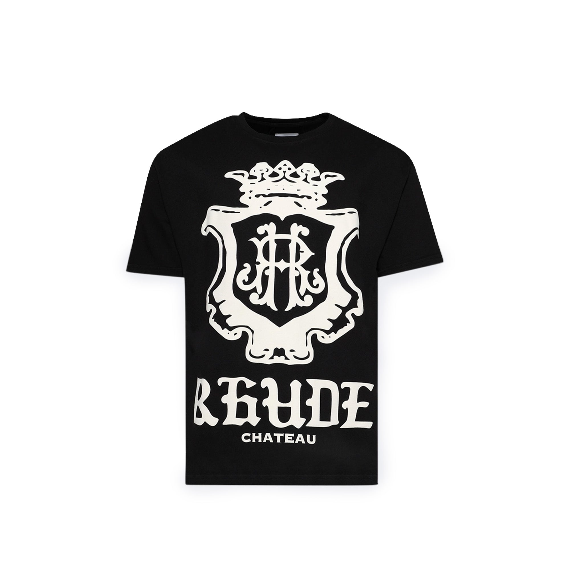 Rhude Oversized Chateau Crest Tee 'Black/White' - ROOTED