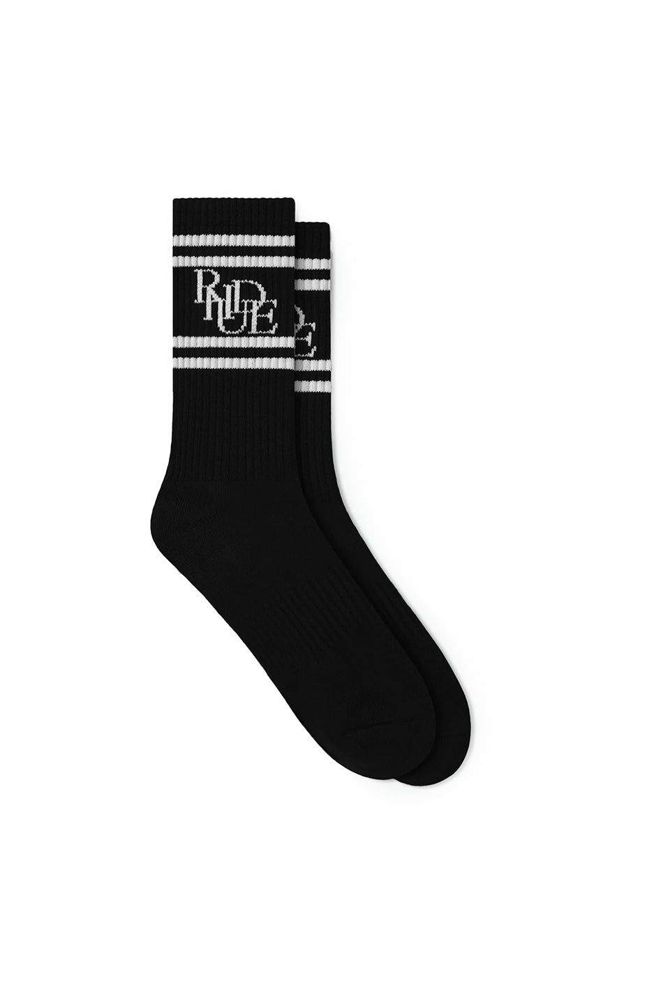 Rhude Scrambler Socks 'Black/White' - ROOTED
