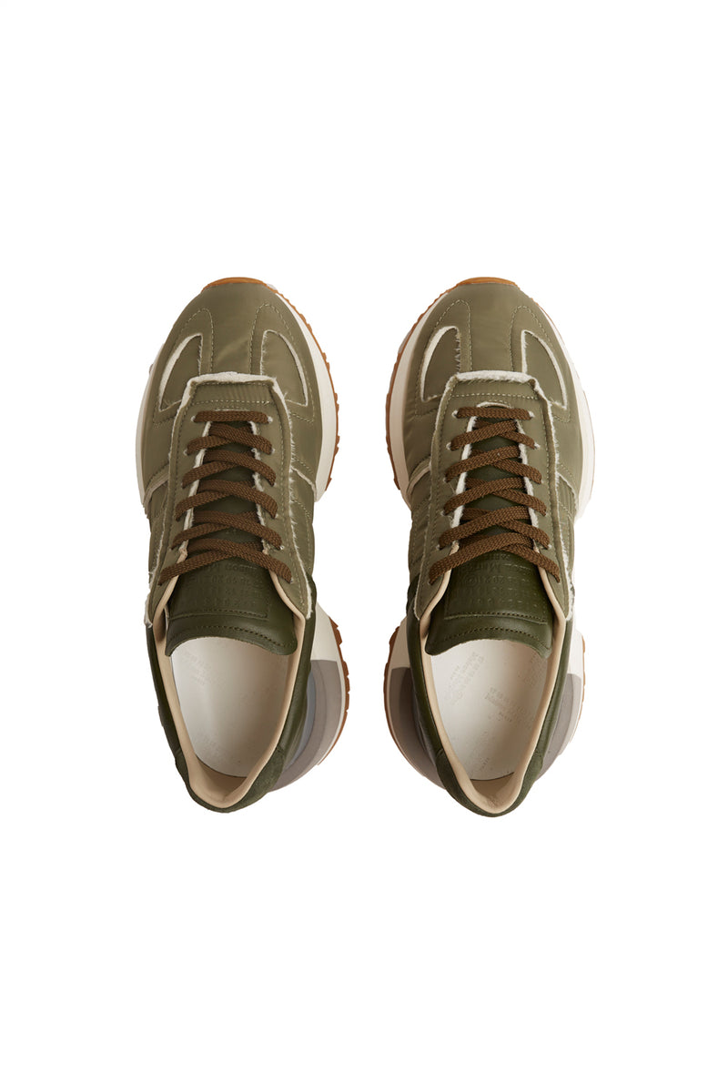 Maison Margiela 50/50 Runner Sneaker 'Olive' - ROOTED