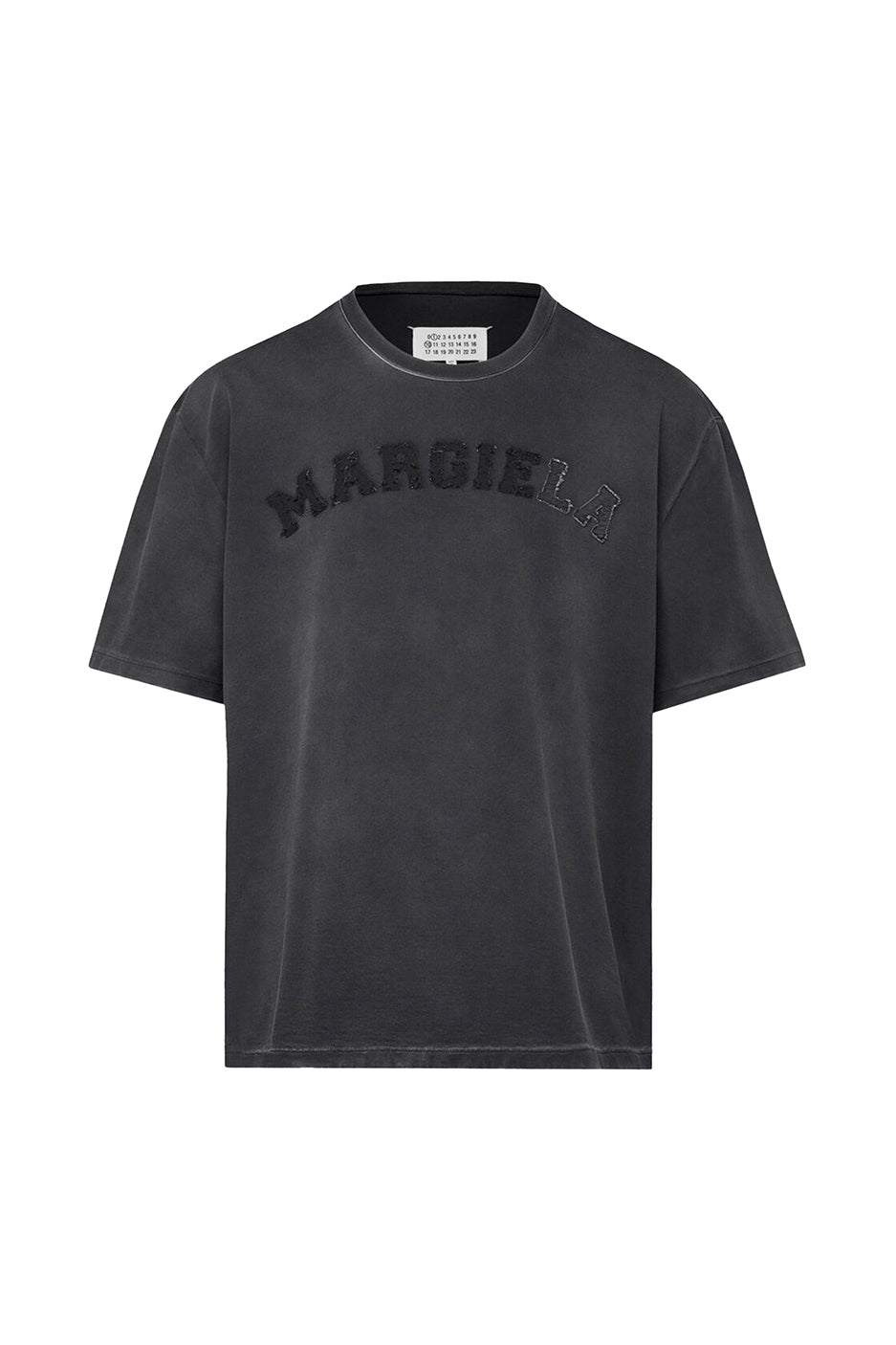 Maison Margiela Distressed Arc Tee 'Black' - ROOTED