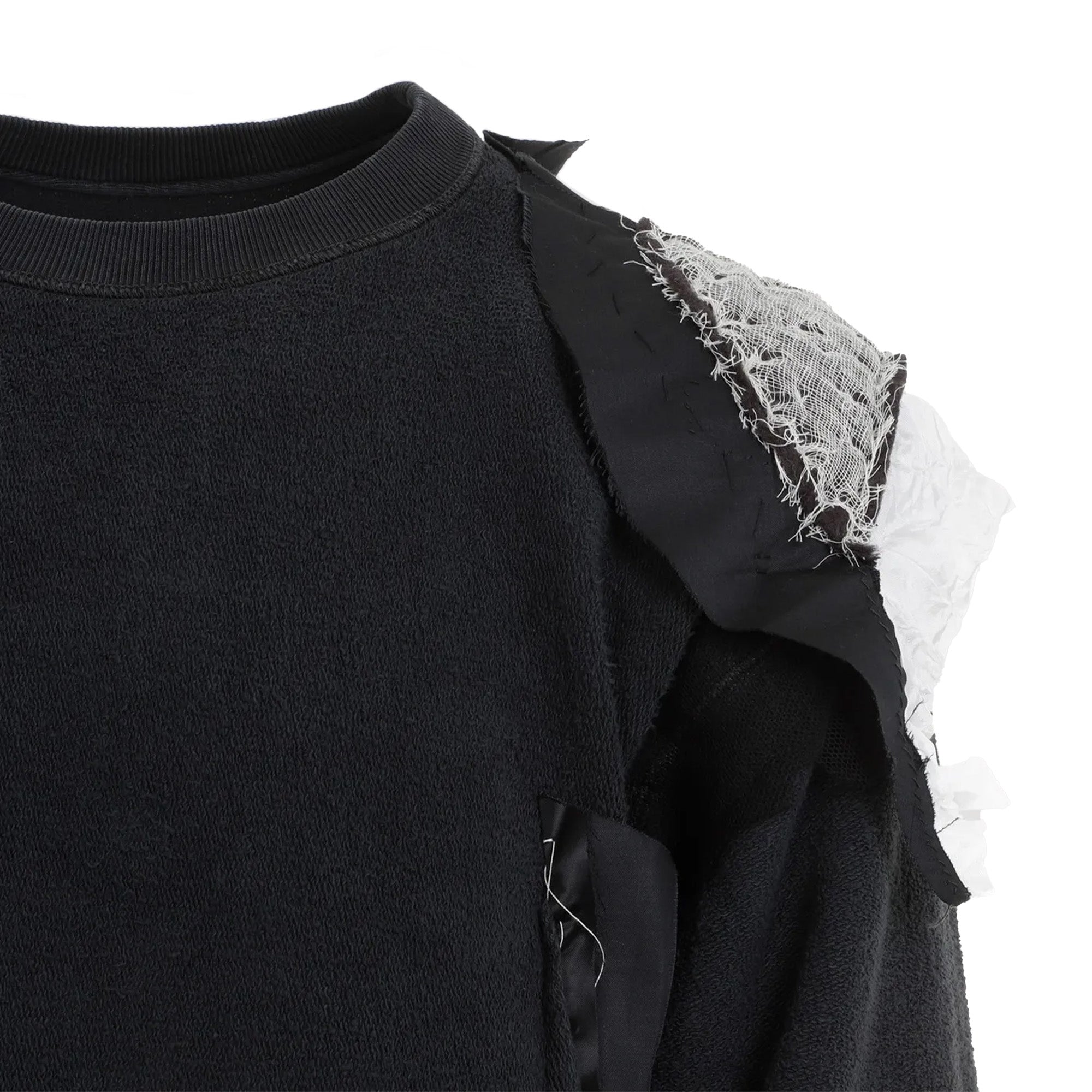 Maison Margiela Distressed Paneled Top 'Charcoal'
