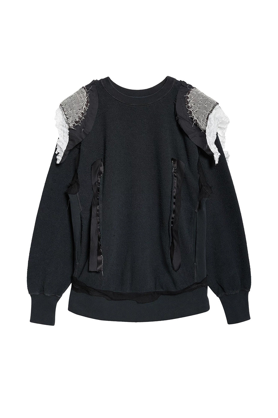 Maison Margiela Distressed Paneled Top 'Charcoal' - ROOTED