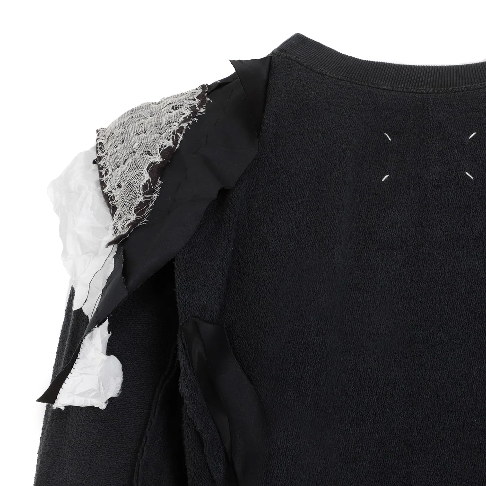 Maison Margiela Distressed Paneled Top 'Charcoal'