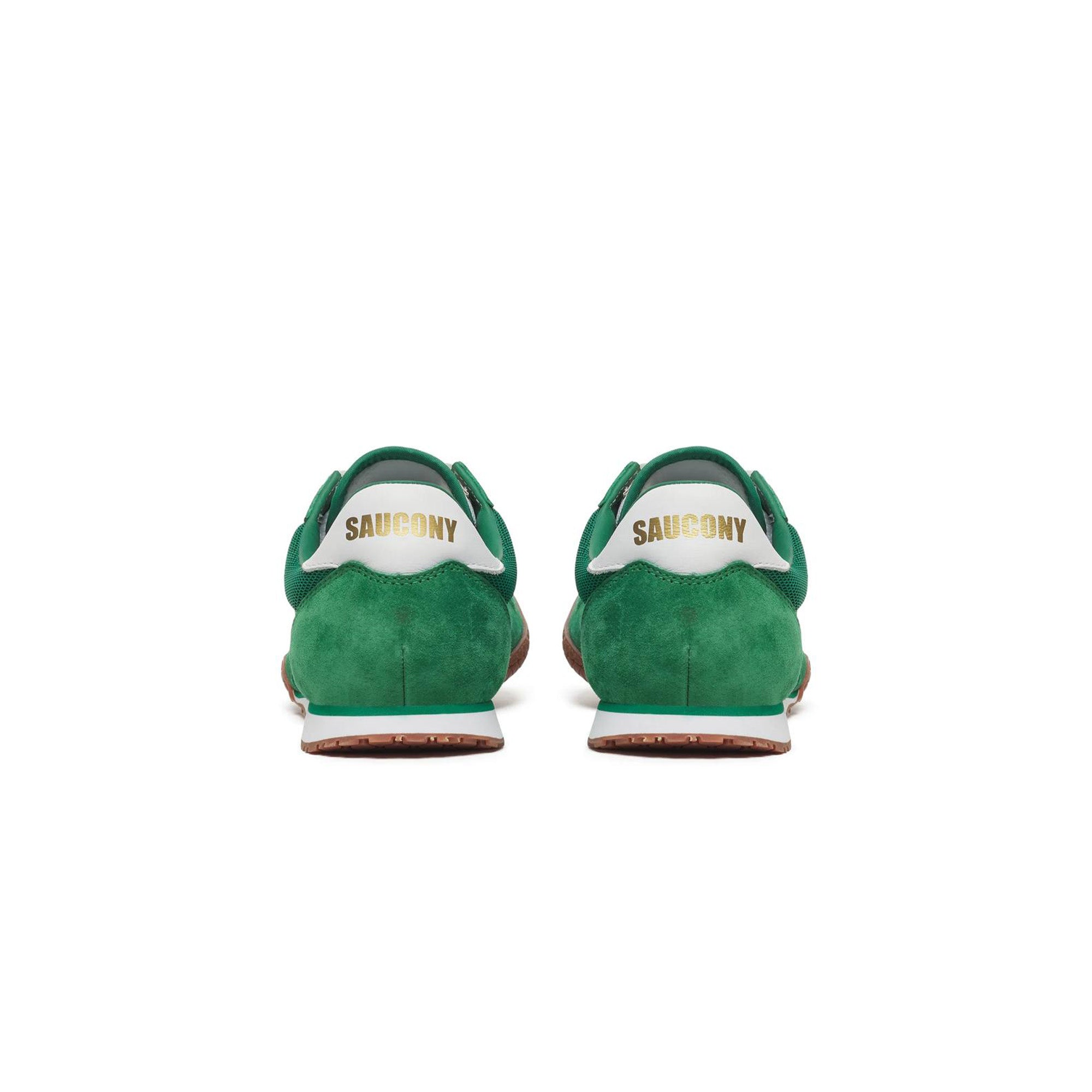 Womens Saucony Racer 80 'Green/White' - ROOTED