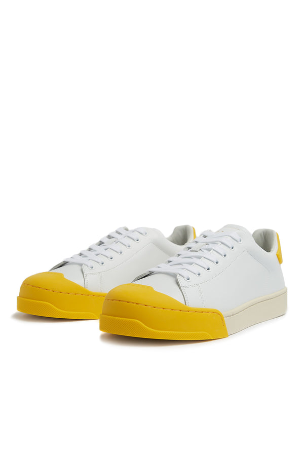Marni Mens Sneakers 'White/Yellow' - ROOTED