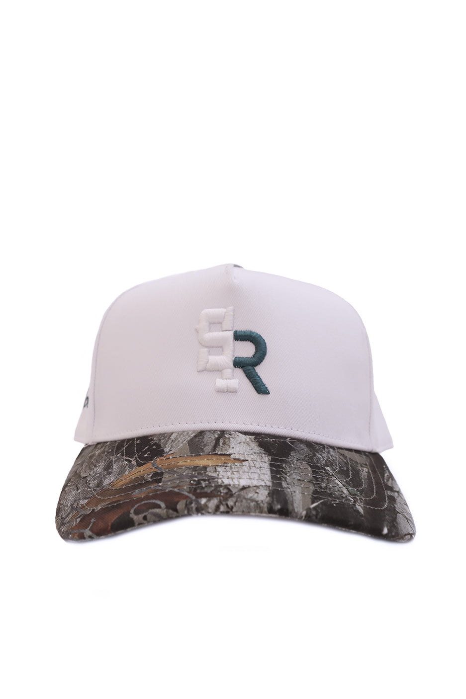 ROOTED x Stevenson Ranch Split Logo Hat 'White/Camo' - ROOTED