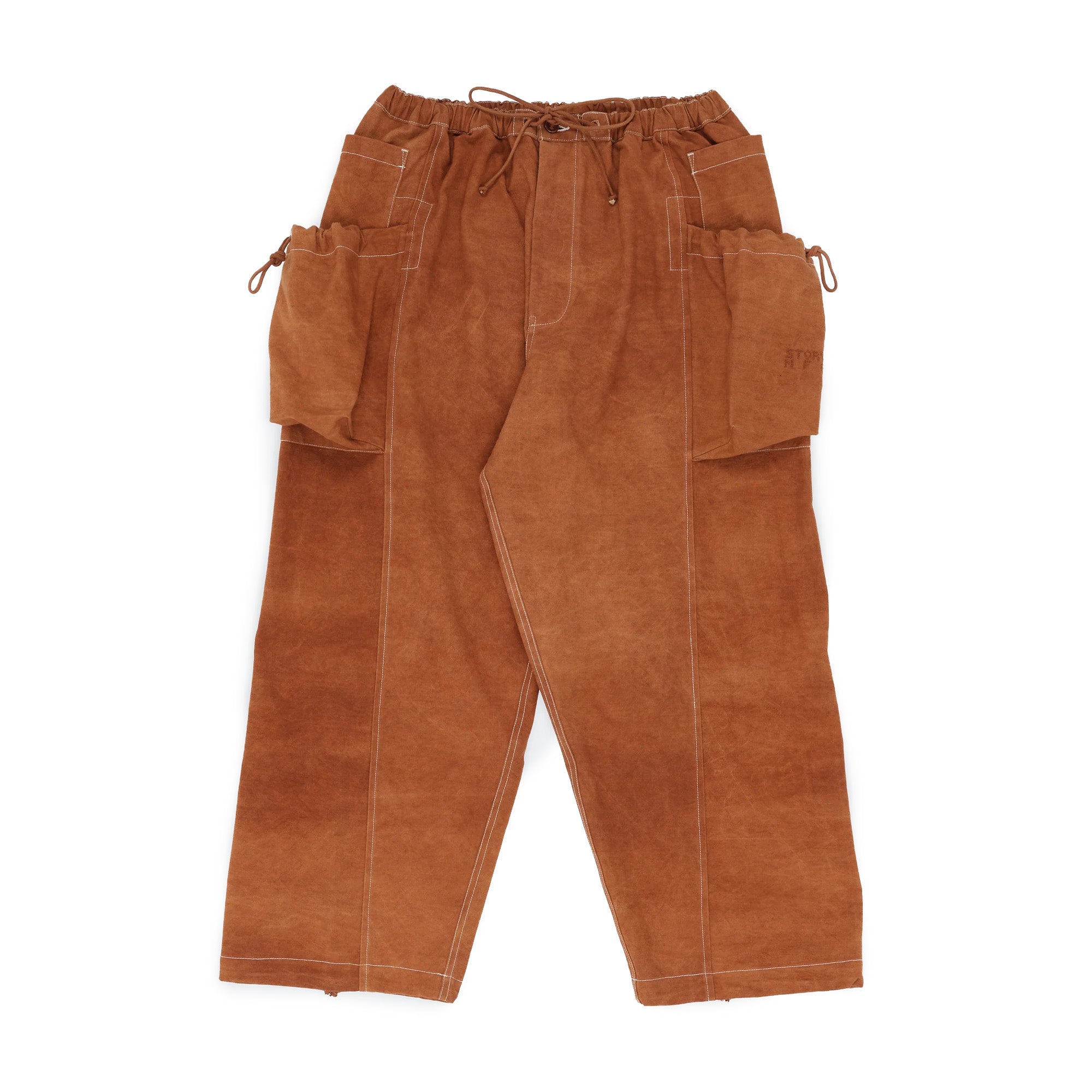 Story Mfg Slub Salt Pants 'Brown' - ROOTED