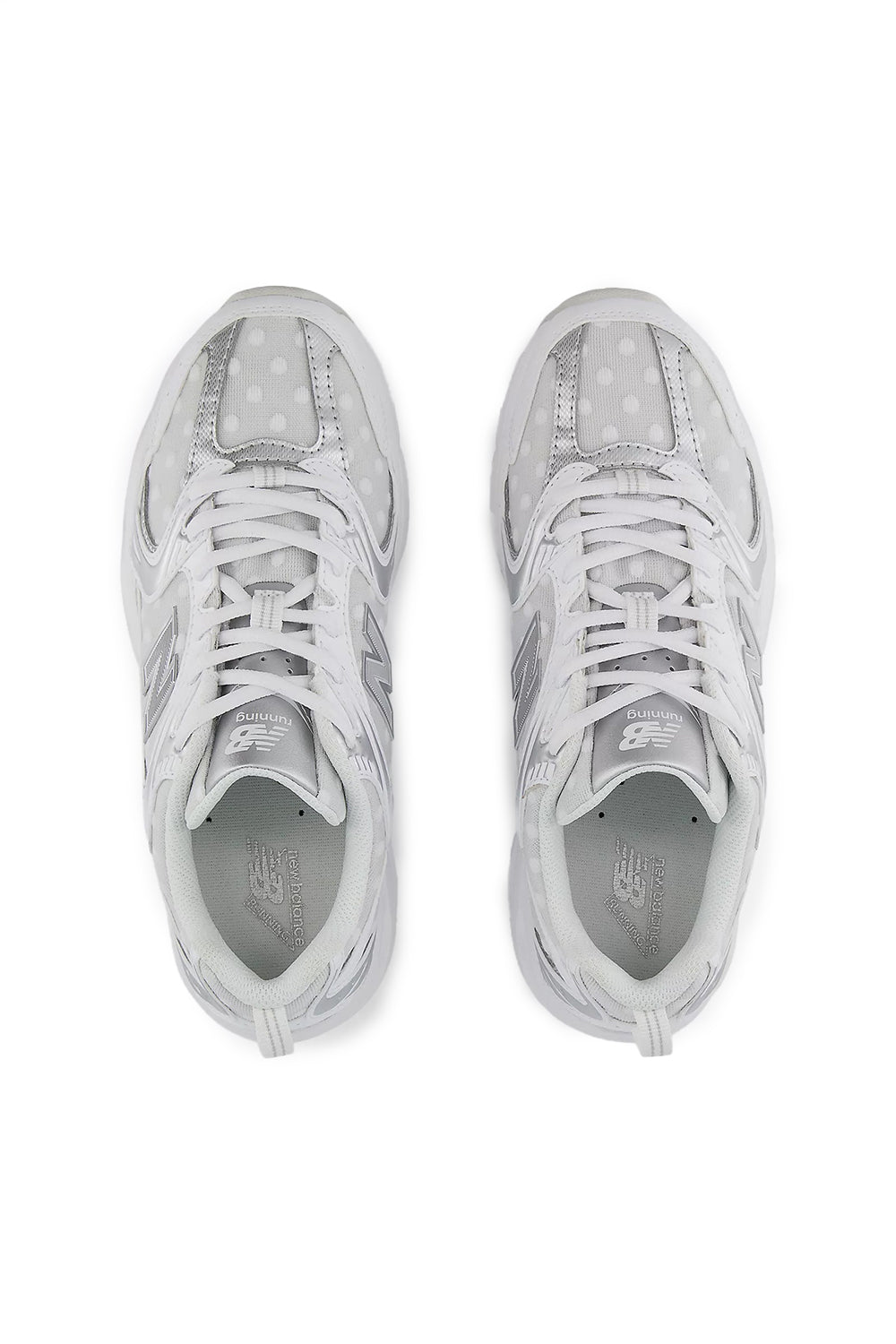 New Balance 530 'White/Metallic Silver' - ROOTED