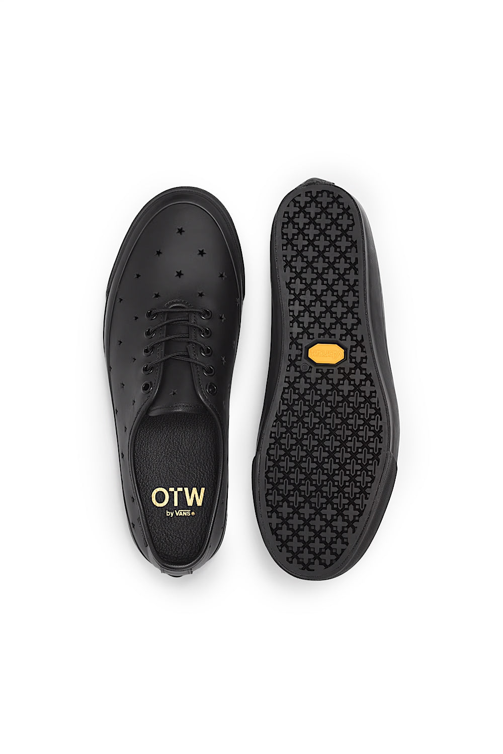 Vans OTW Authentic 44 Vibram Leather 'Star Black' - ROOTED