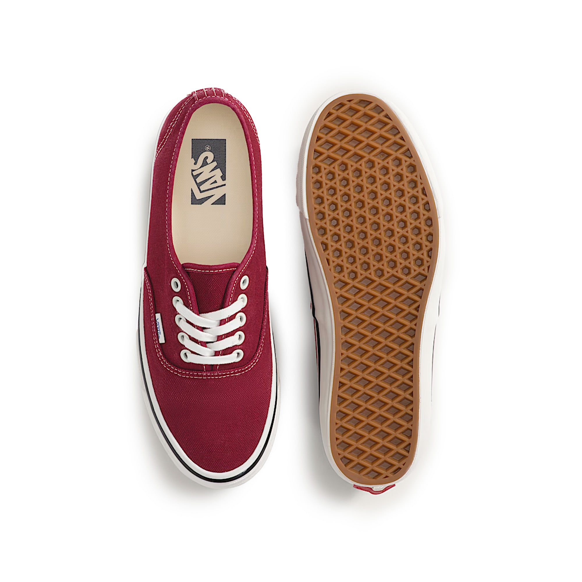 Vans LX Authentic 44 Duck Canvas 'Bordeaux' - ROOTED