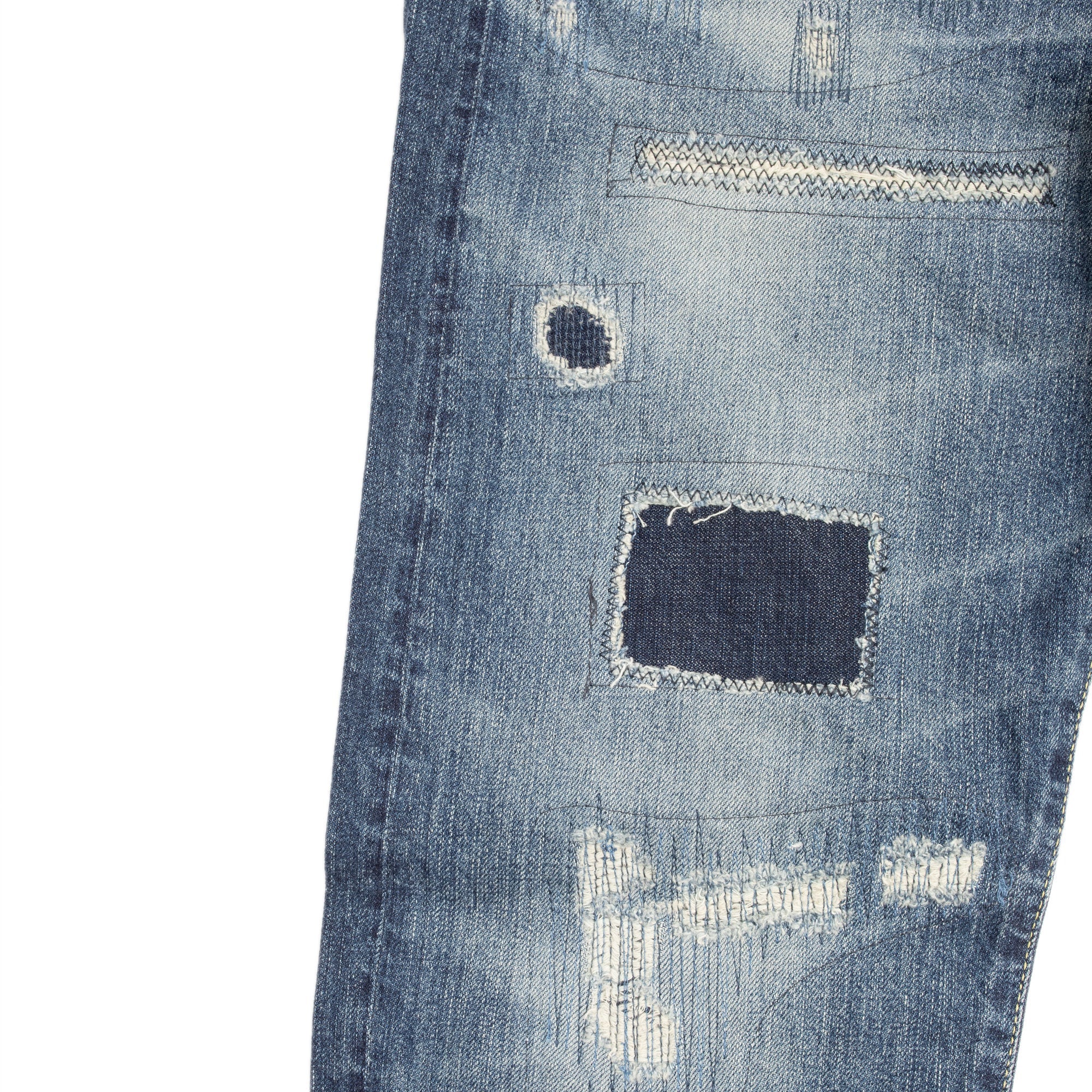 Junya Watanabe Distressed Selvedge Denim 'Indigo'