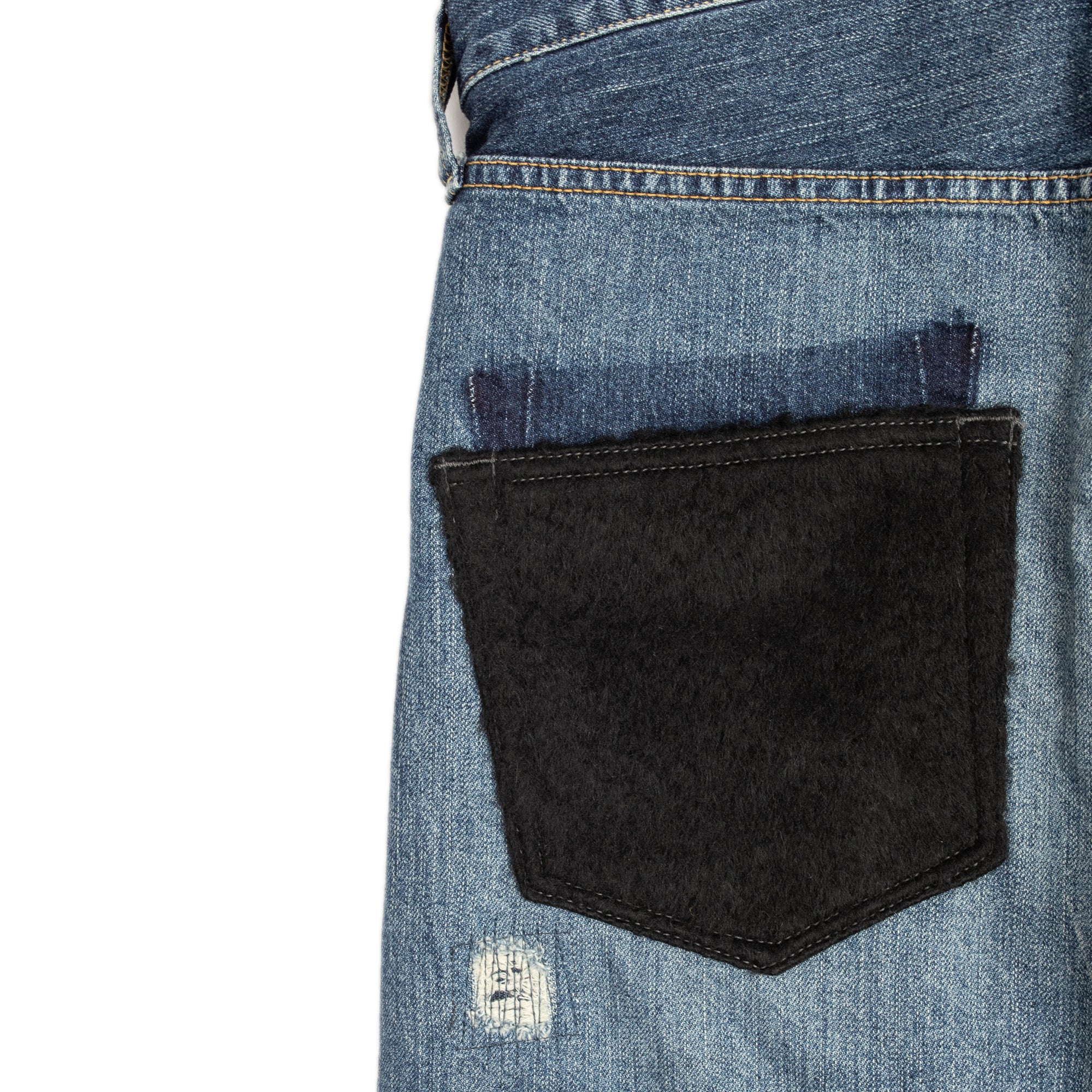 Junya Watanabe Distressed Selvedge Denim 'Indigo'