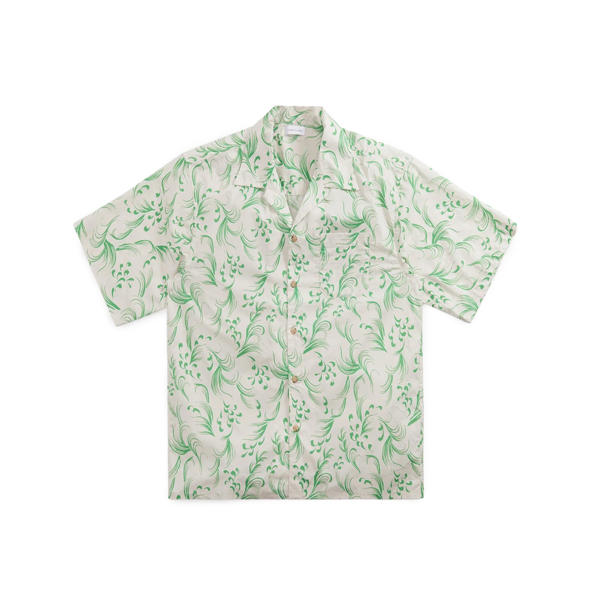 John Elliott Camp Shirt 'Ivory'
