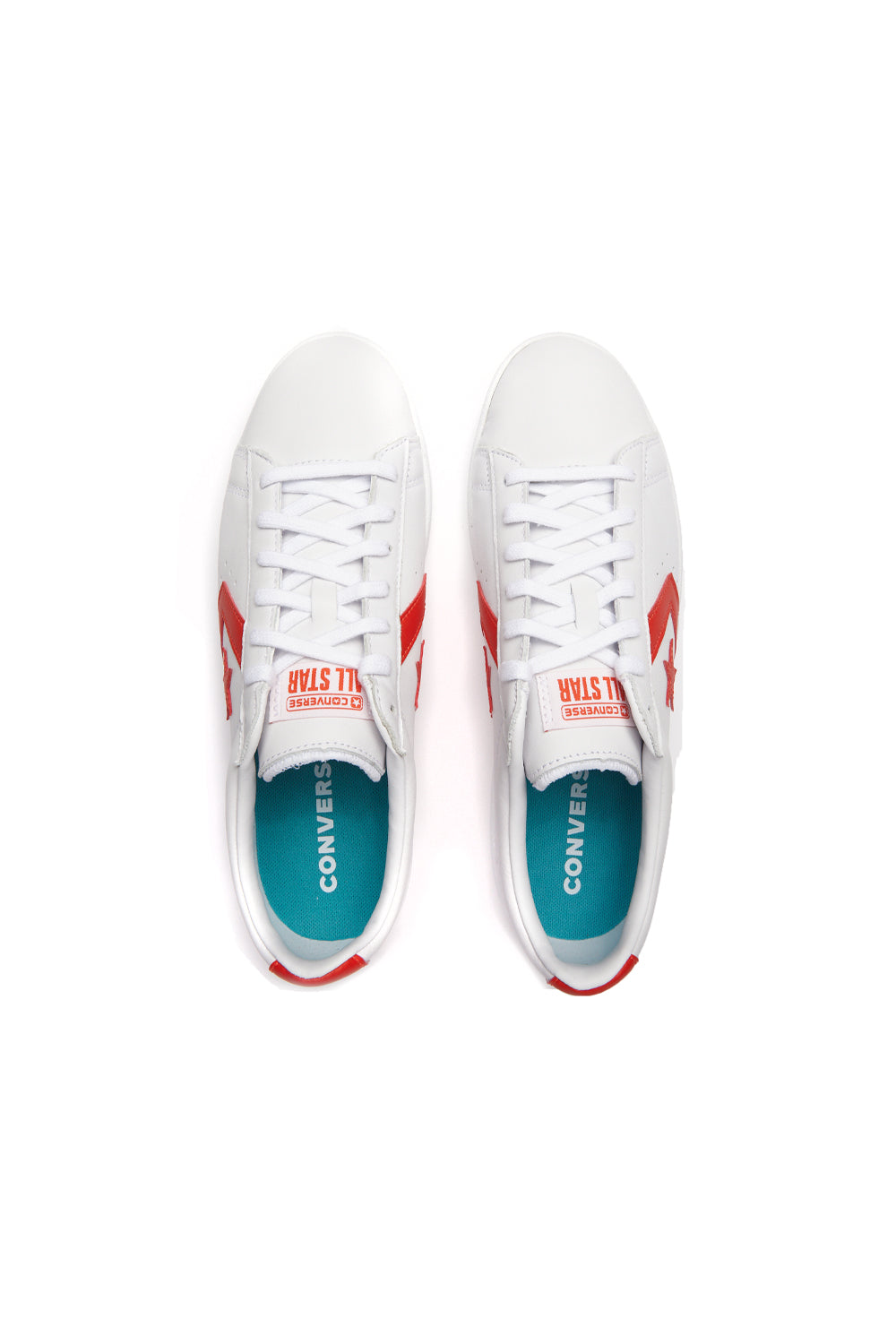 Converse Pro Leather Low 'White/Bright Poppy' - ROOTED