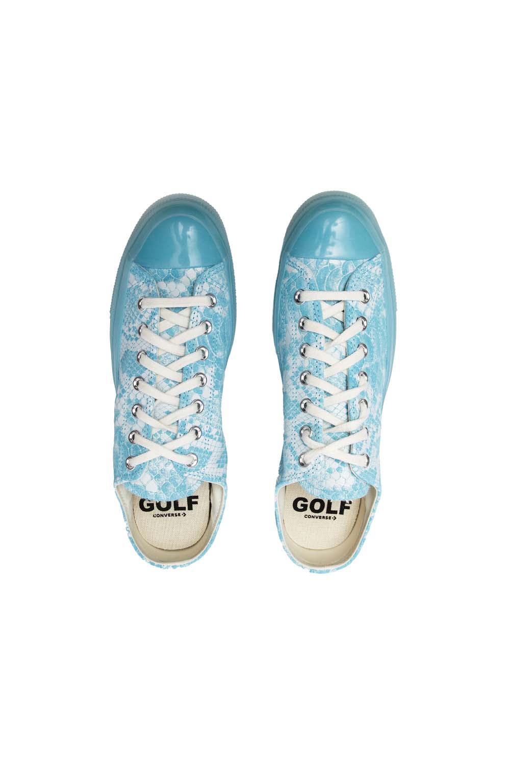 Converse x Golf le Fleur Ox 'Vintage White/Blue Topaz' - ROOTED