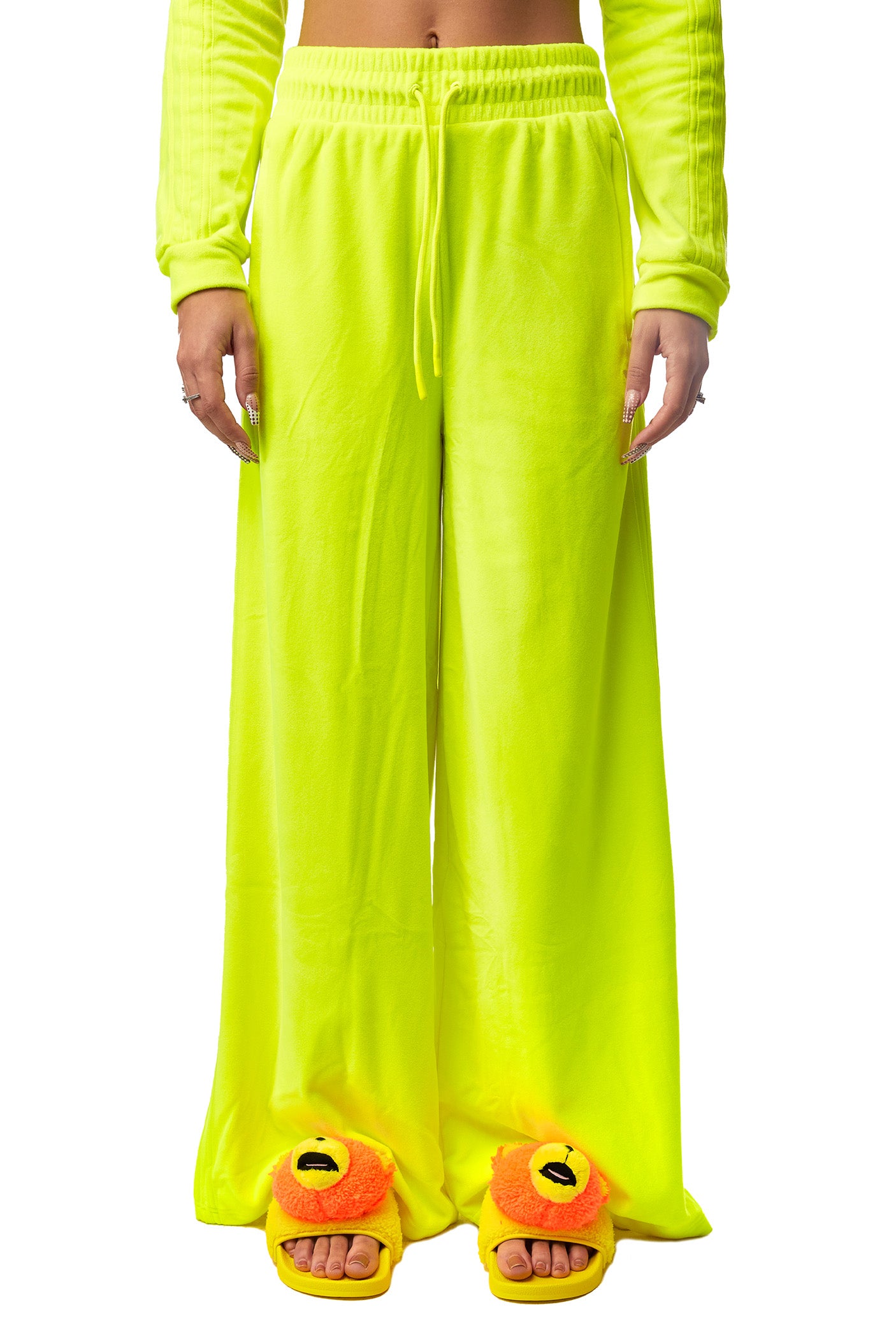 Women's adidas x Jeremy Scott Track Pant 'Yellow' - ROOTED