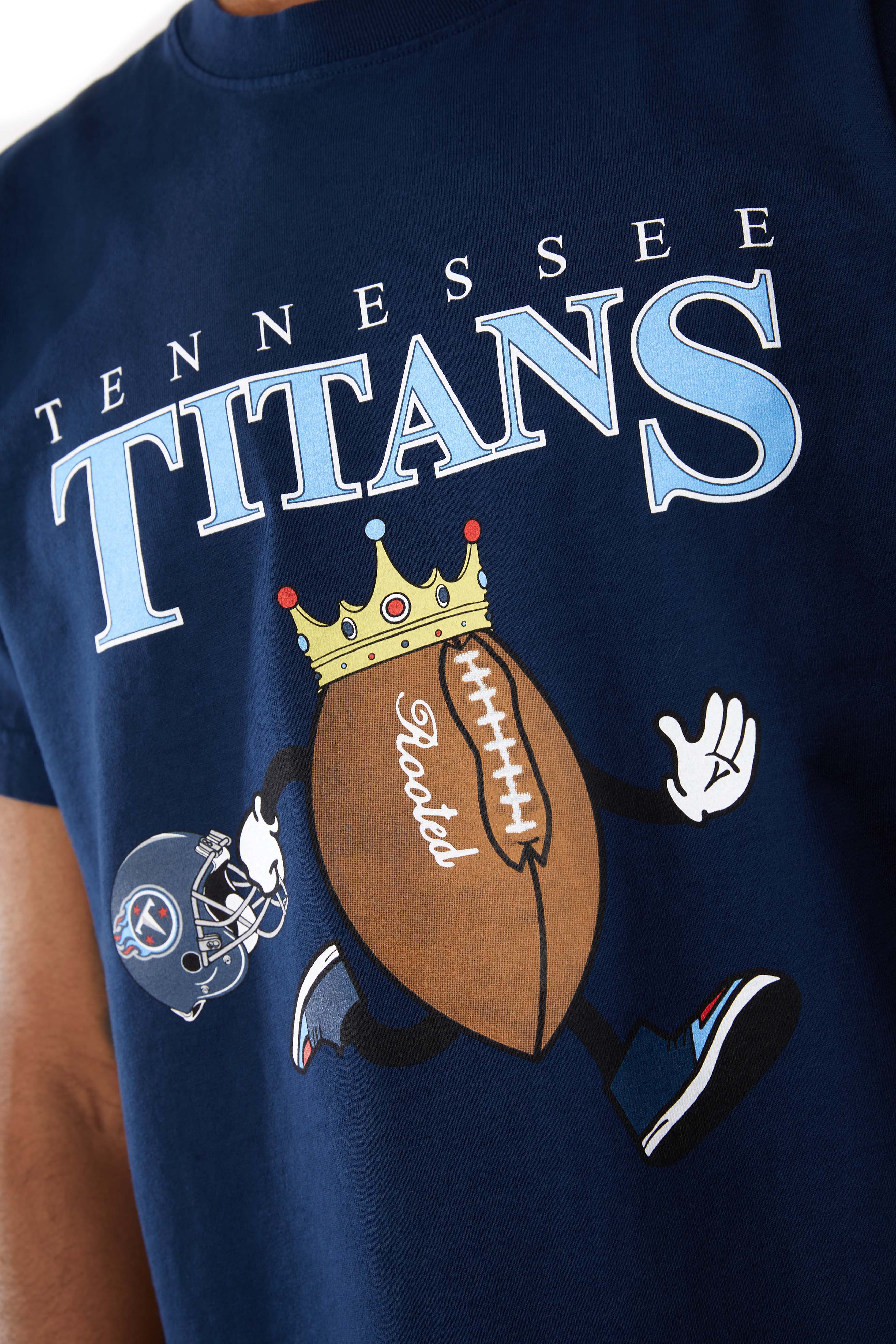 ROOTED x Titans King Tee 'Navy' - ROOTED