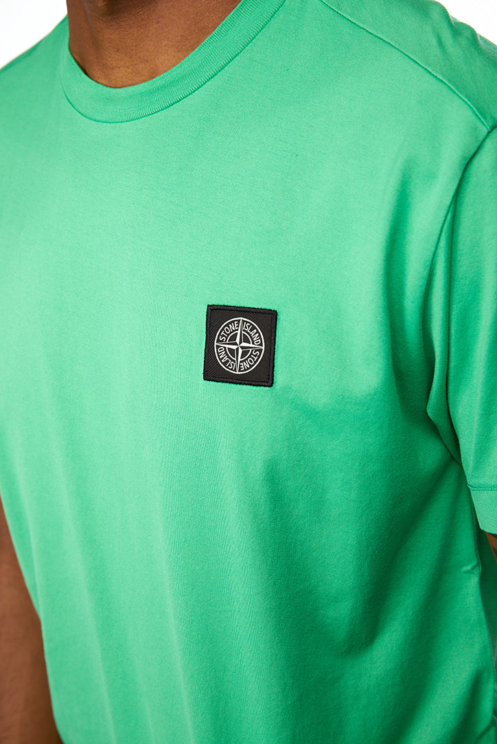 Stone Island S/S Logo Tee 'Green' - ROOTED